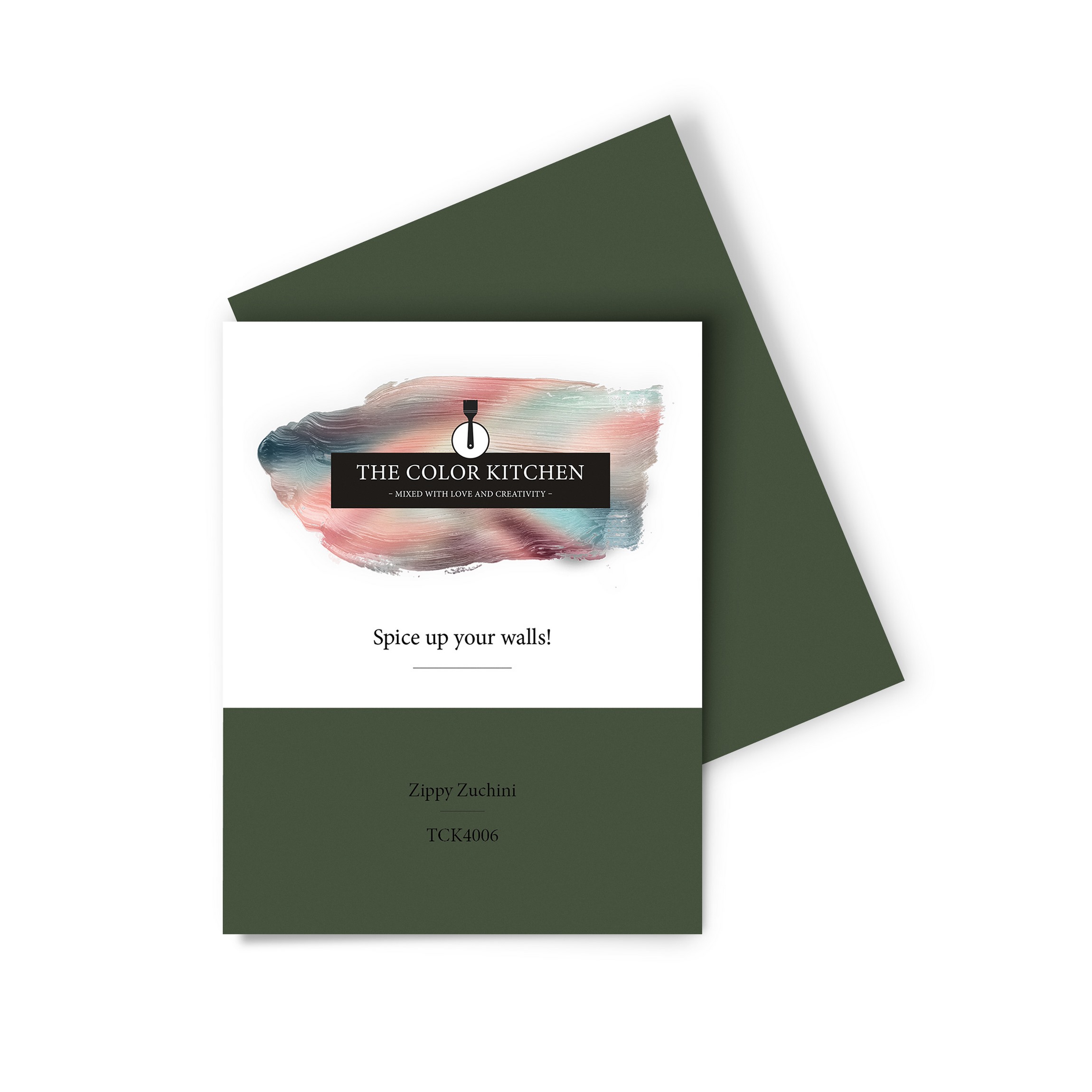 Wandfarbe Gedrucktes Farbmuster - The Color Kitchen - Zippy Zuchini