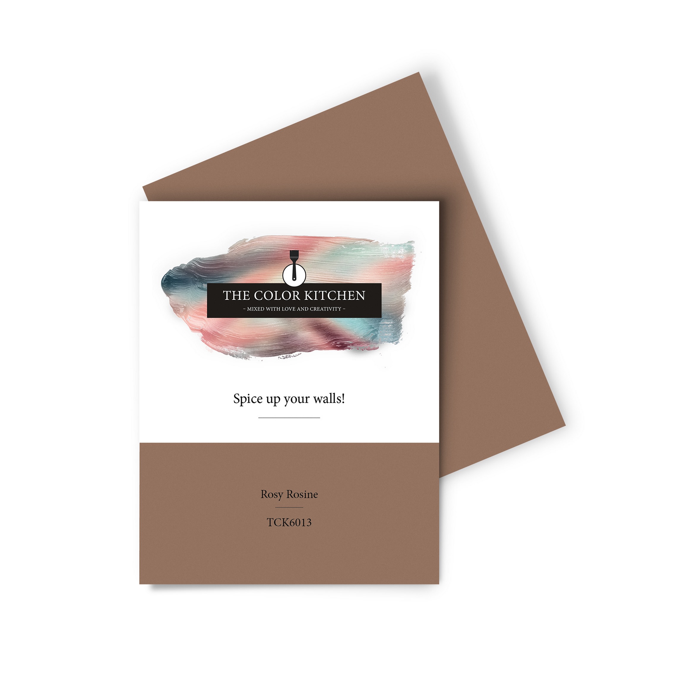 Wandfarbe Gedrucktes Farbmuster - The Color Kitchen - Rosy Rosine