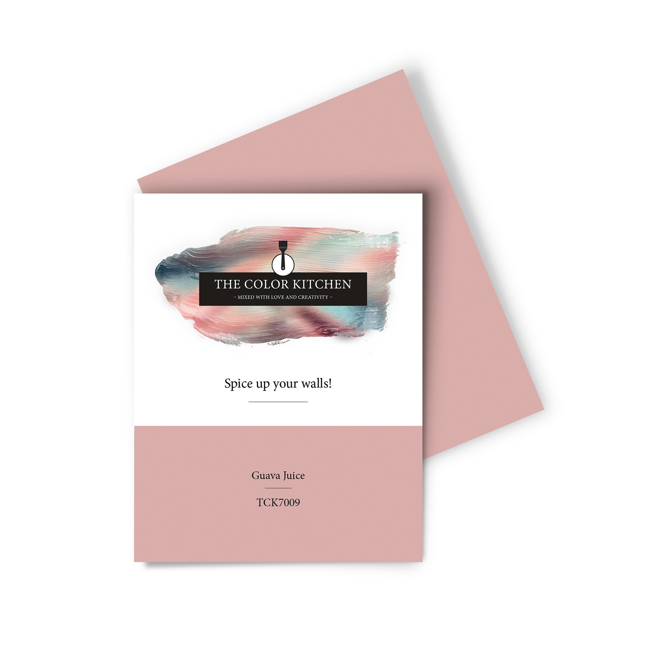 Wandfarbe Gedrucktes Farbmuster - The Color Kitchen - Guava Juice