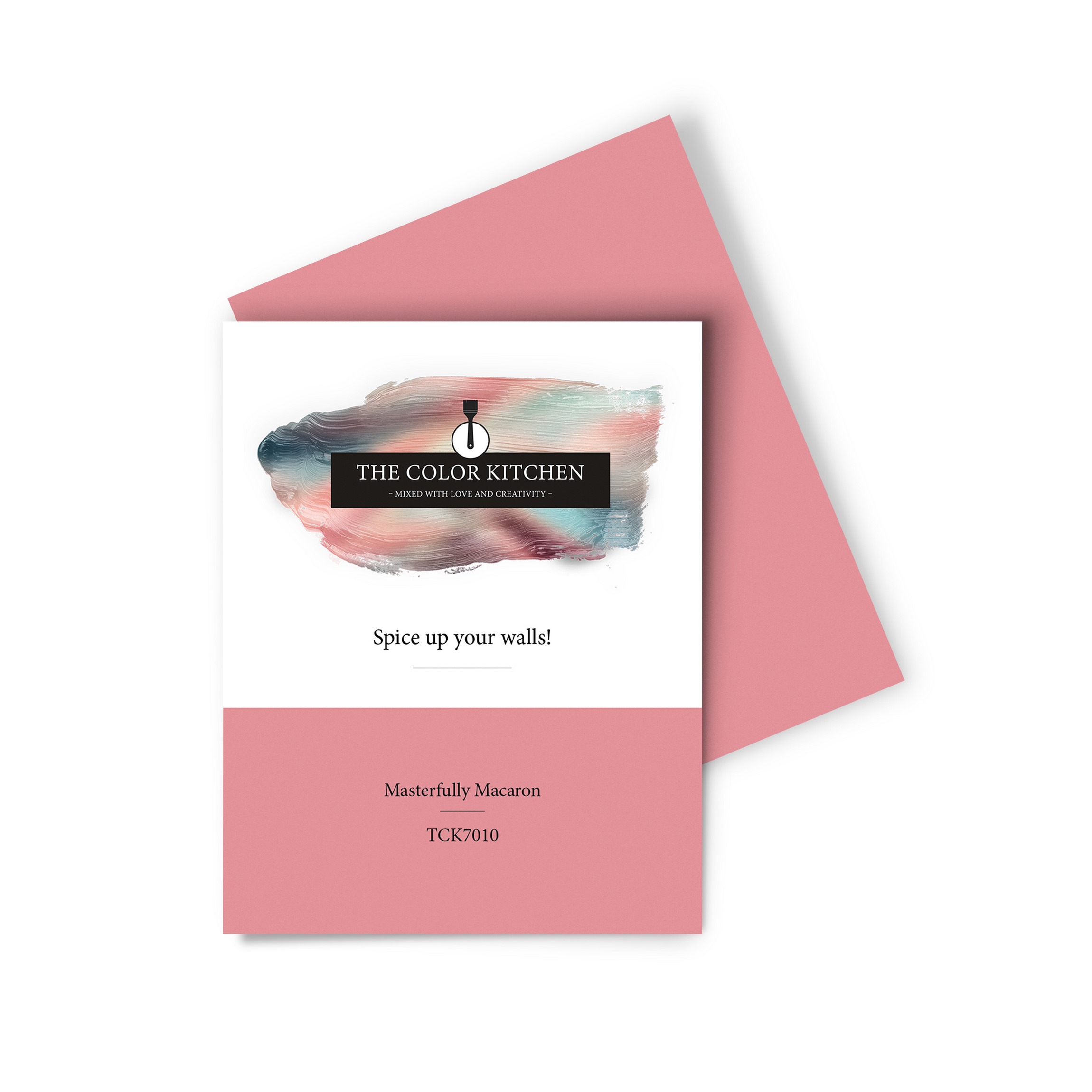 Wandfarbe Gedrucktes Farbmuster - The Color Kitchen - Masterfully Macaron