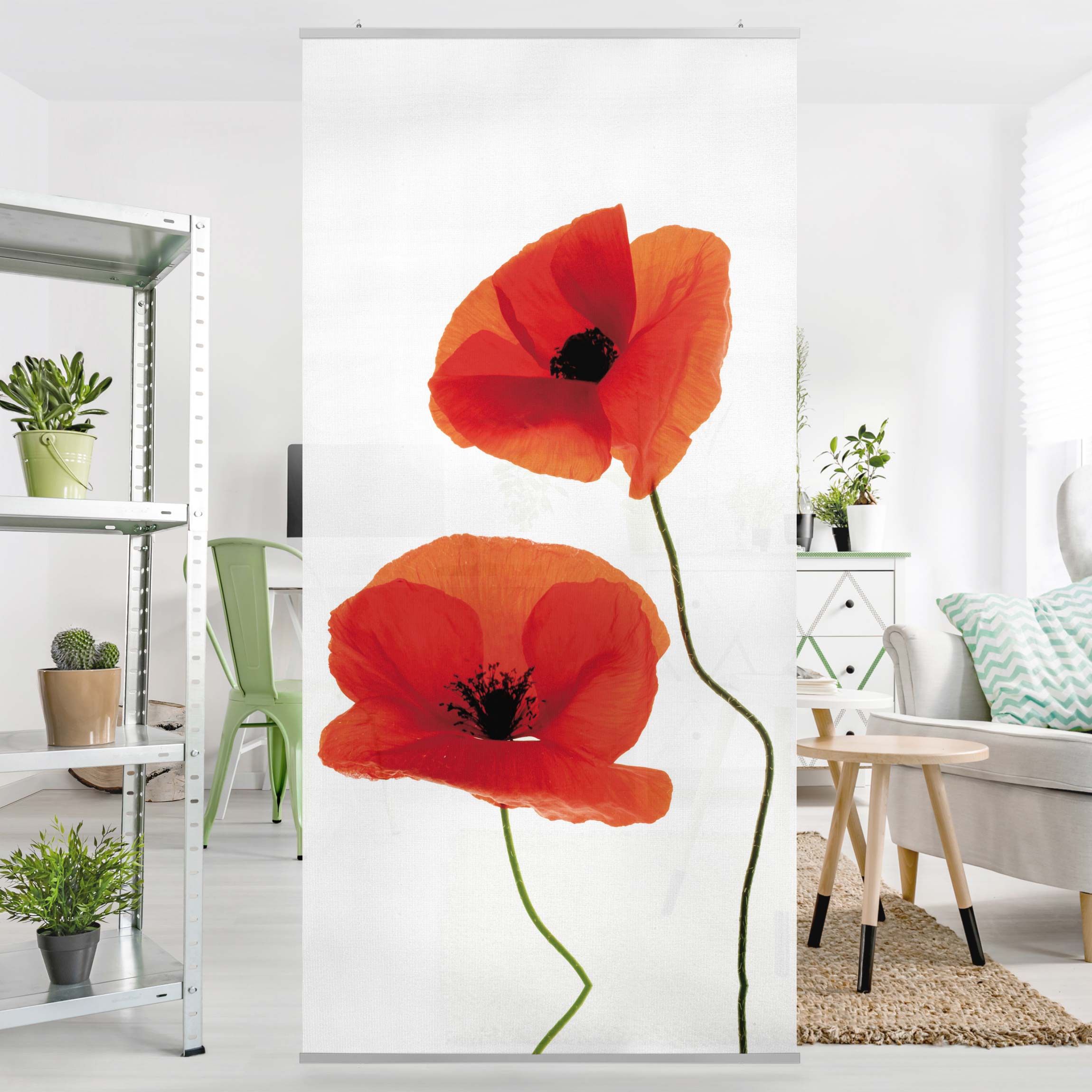 Raumteiler Charming Poppies