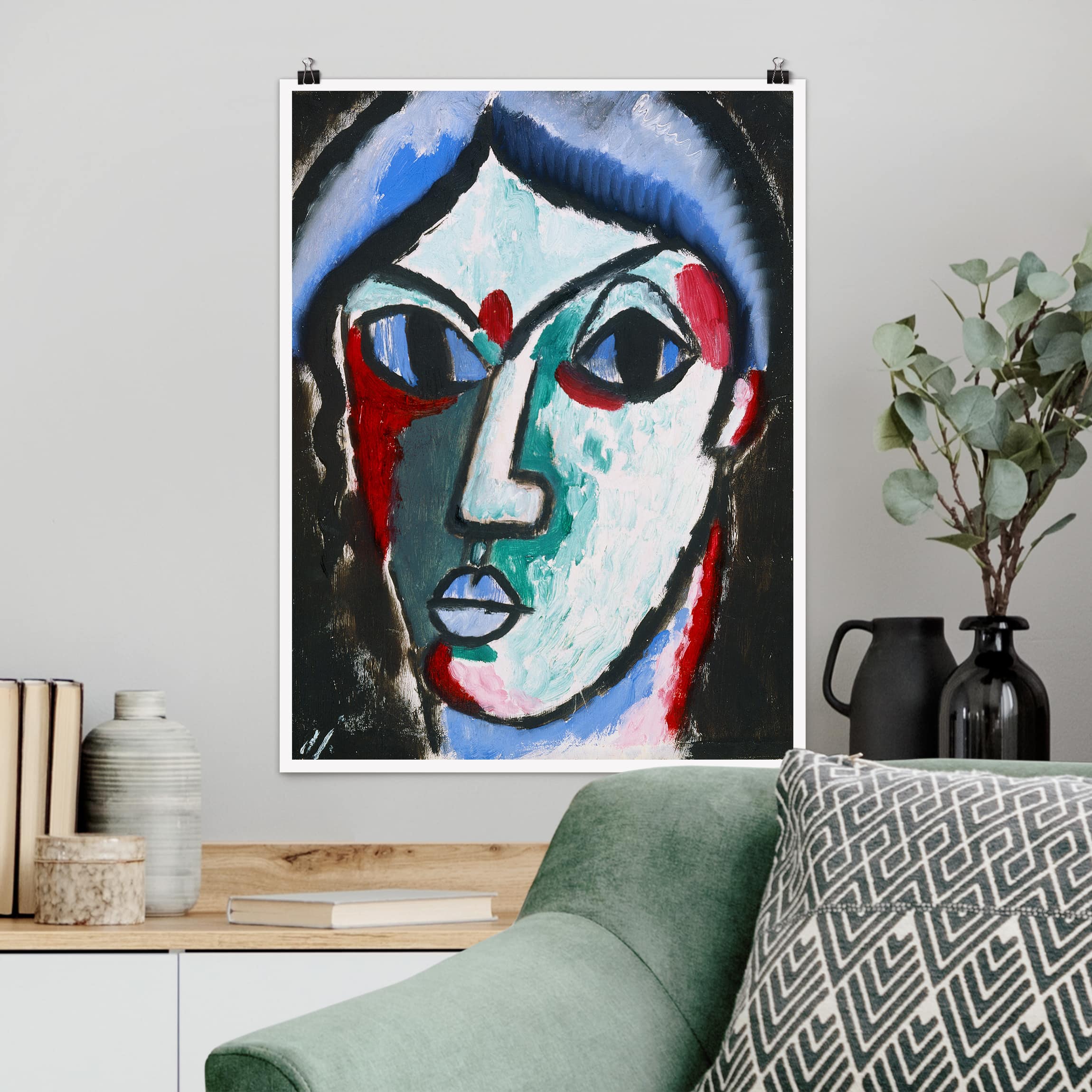 Poster - Hochformat Alexej von Jawlensky - Portrait eines Mannes