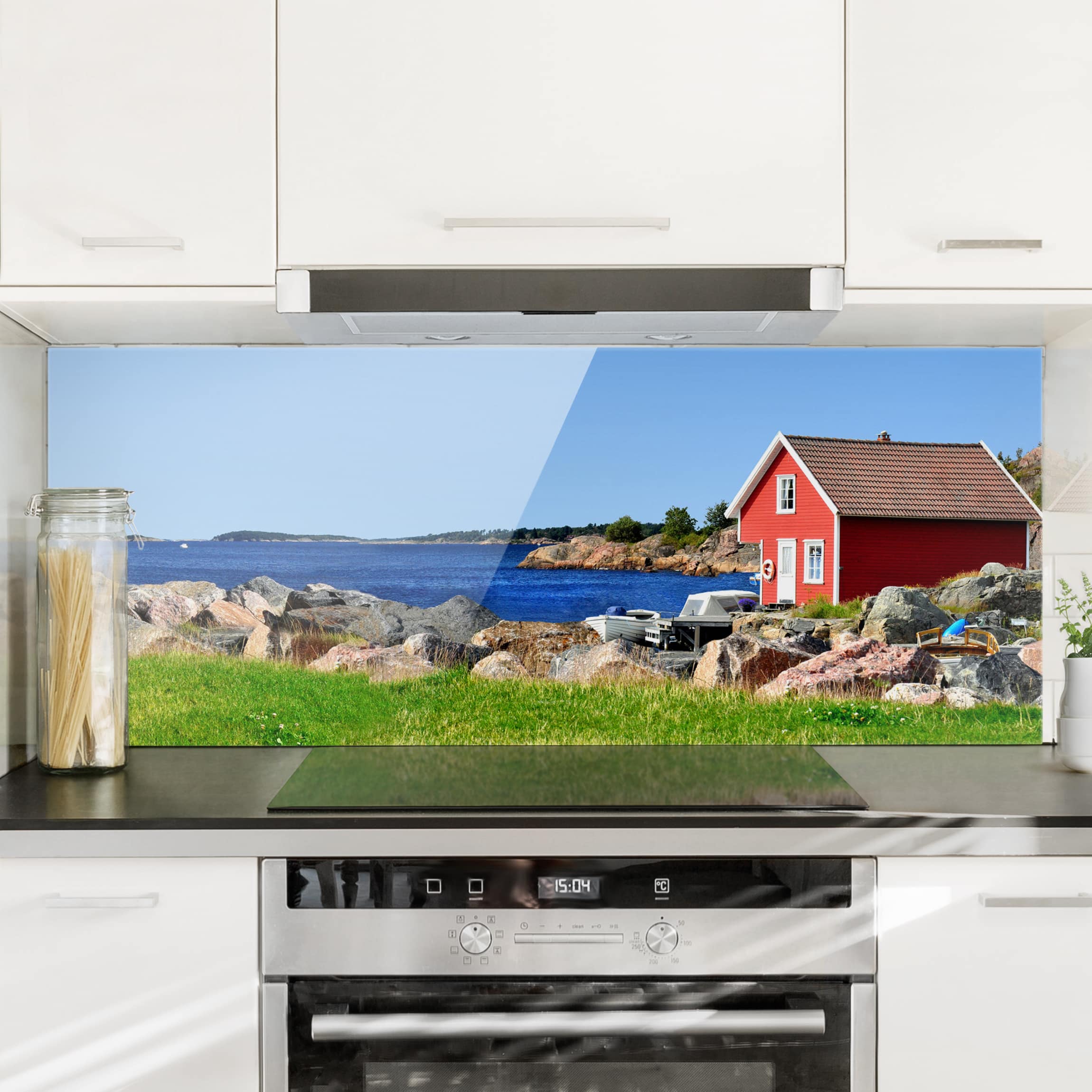 Glas Spritzschutz Urlaub in Norwegen