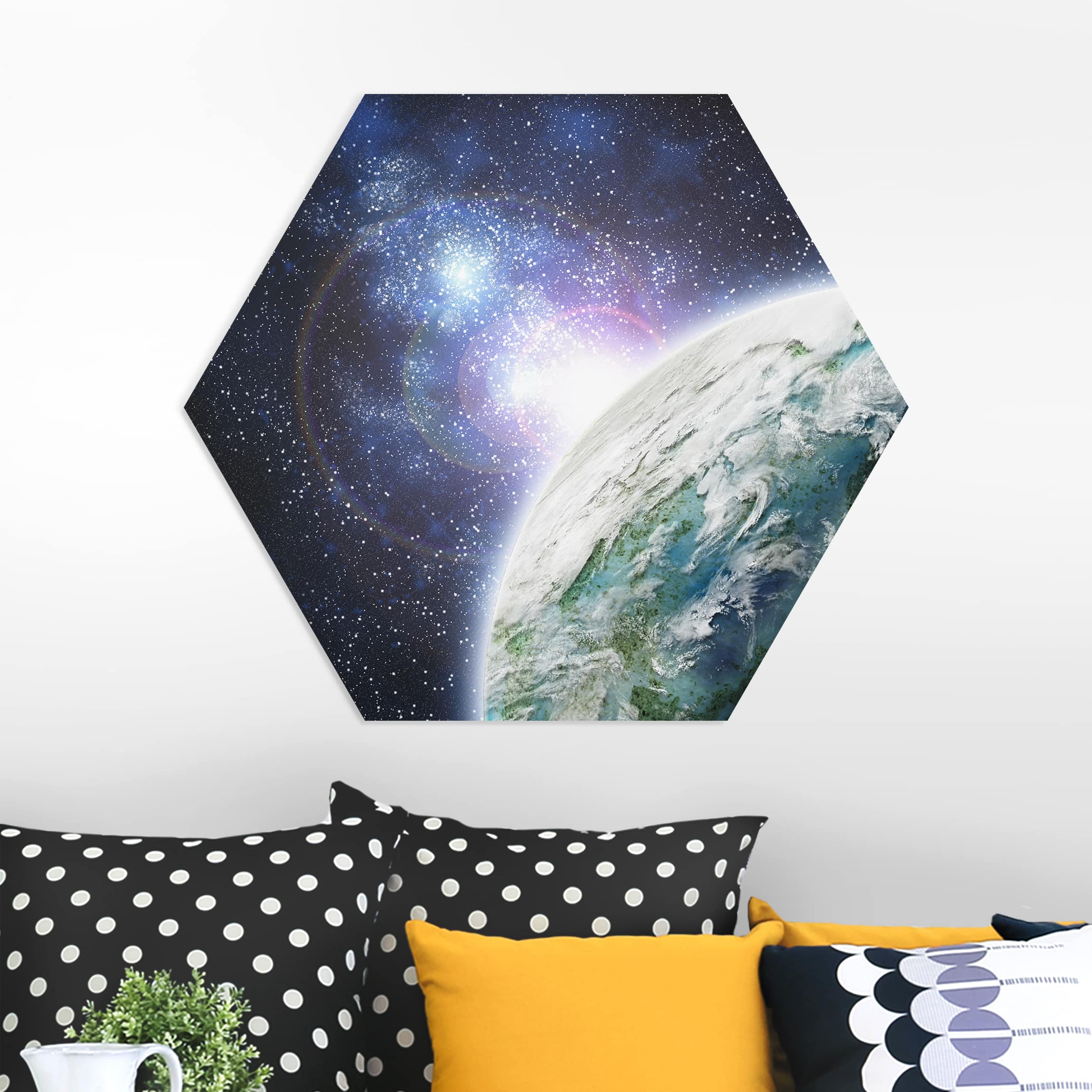 Hexagon-Forexbild Galaxy Light