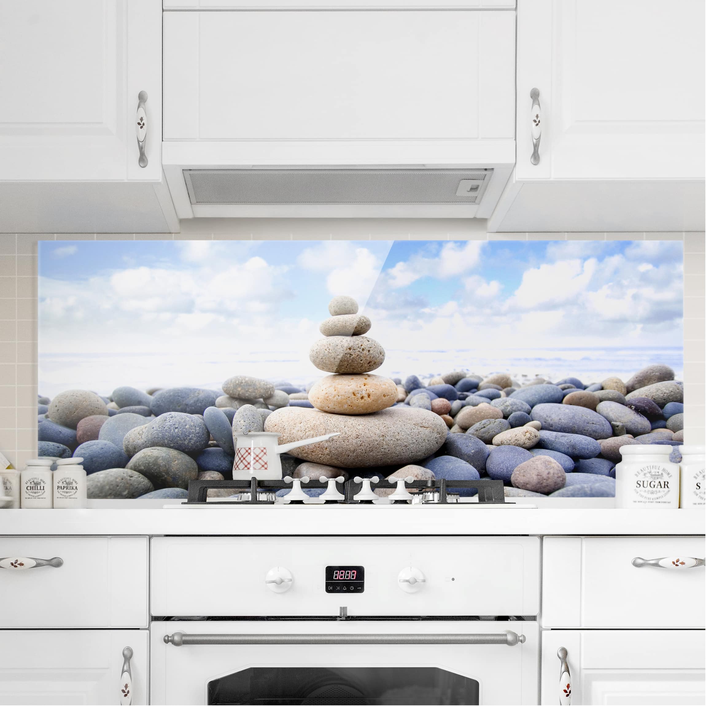 Glas Spritzschutz - Panorama Garten Eden