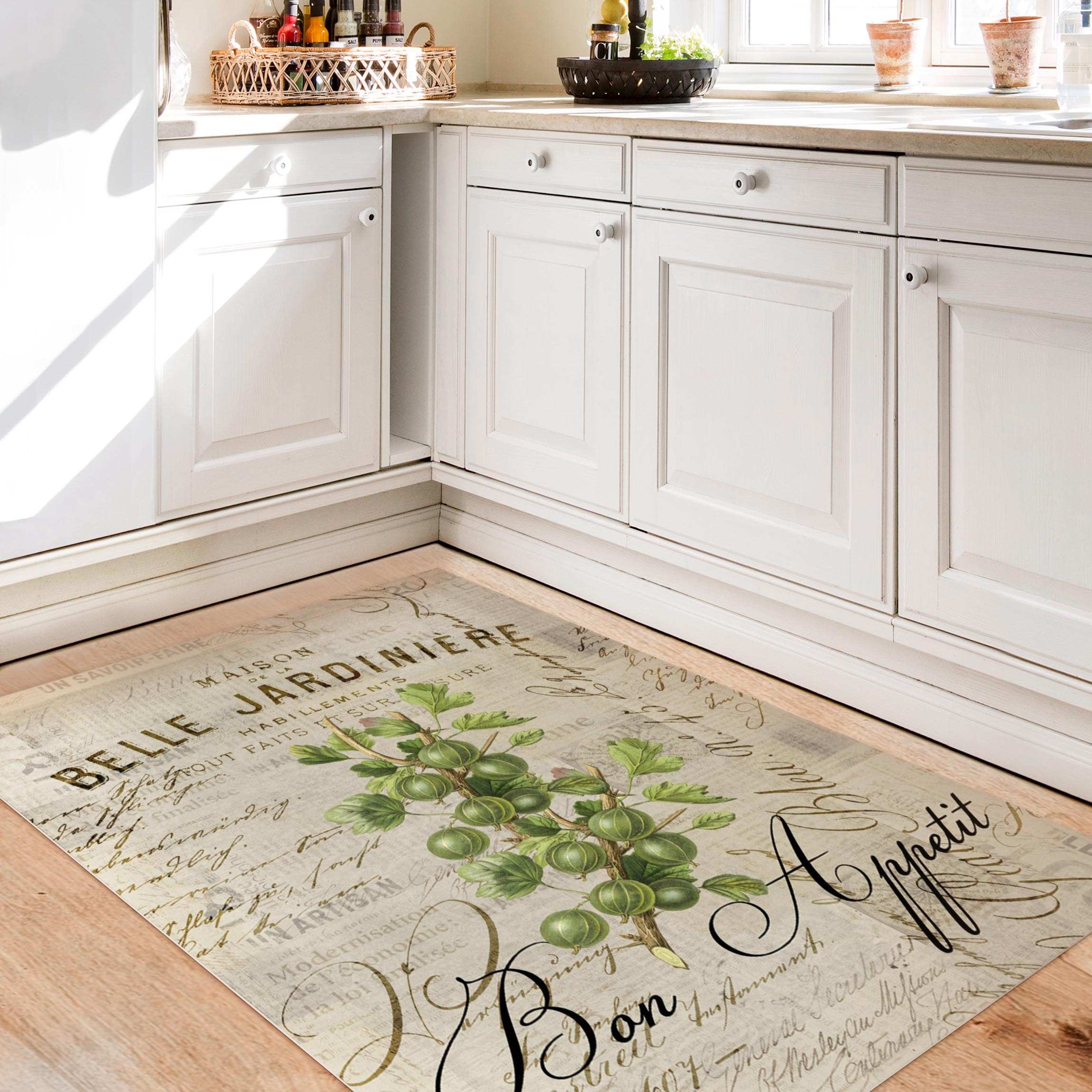 Vinylteppich Shabby Chic Collage - Stachelbeere