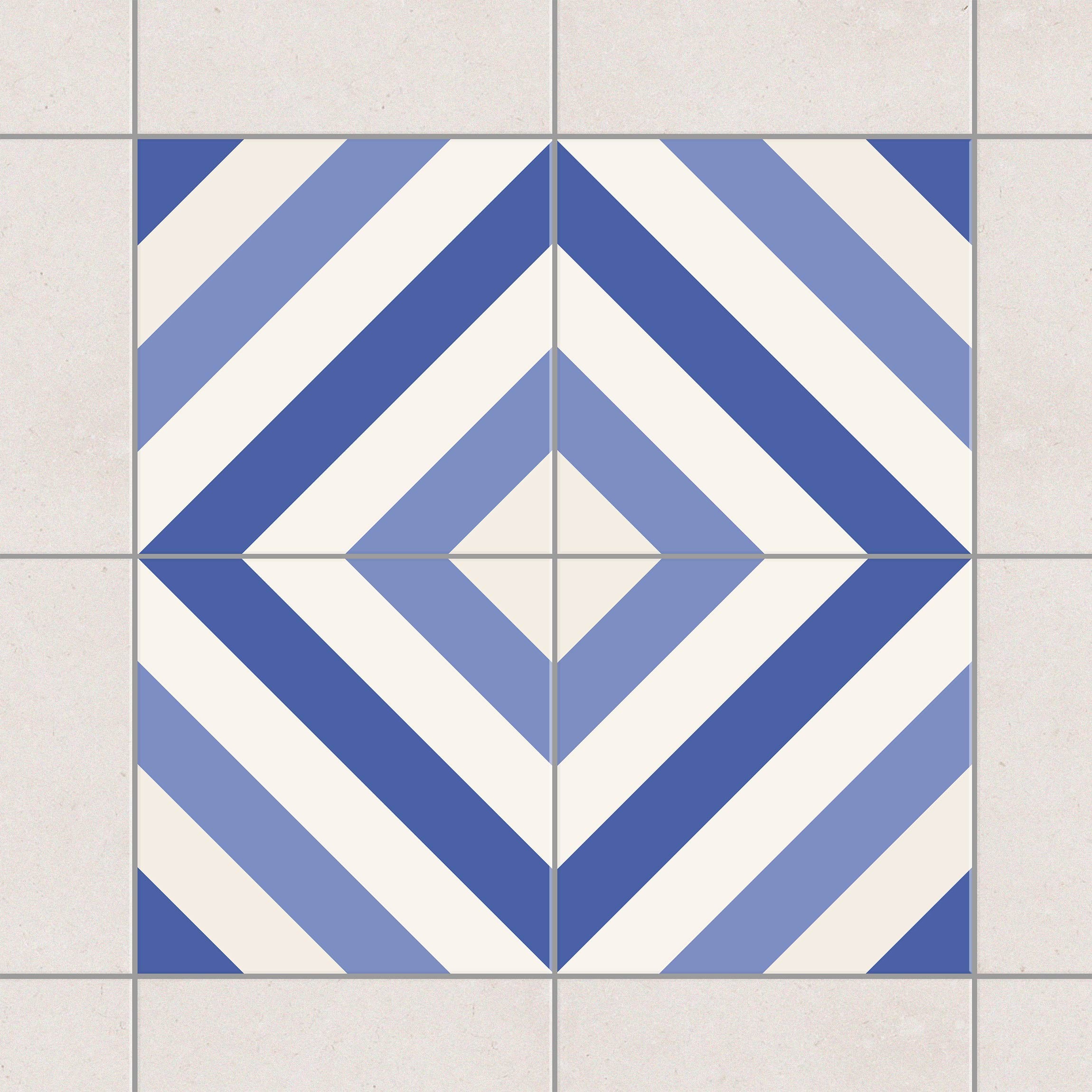 Fliesenaufkleber Marokkanischer Fliesenspiegel aus 4 Fliesen