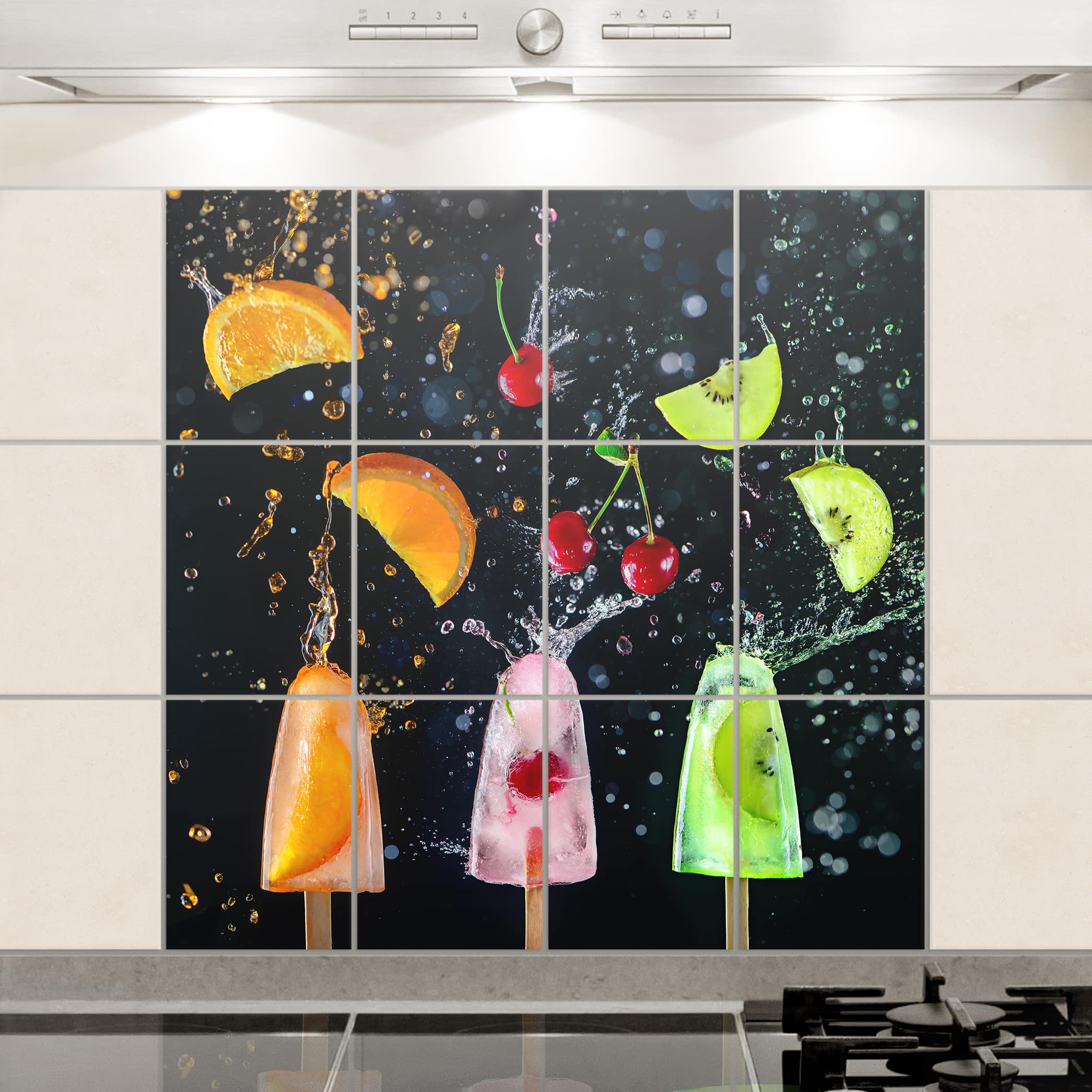 Fliesenbild Eis am Stiel