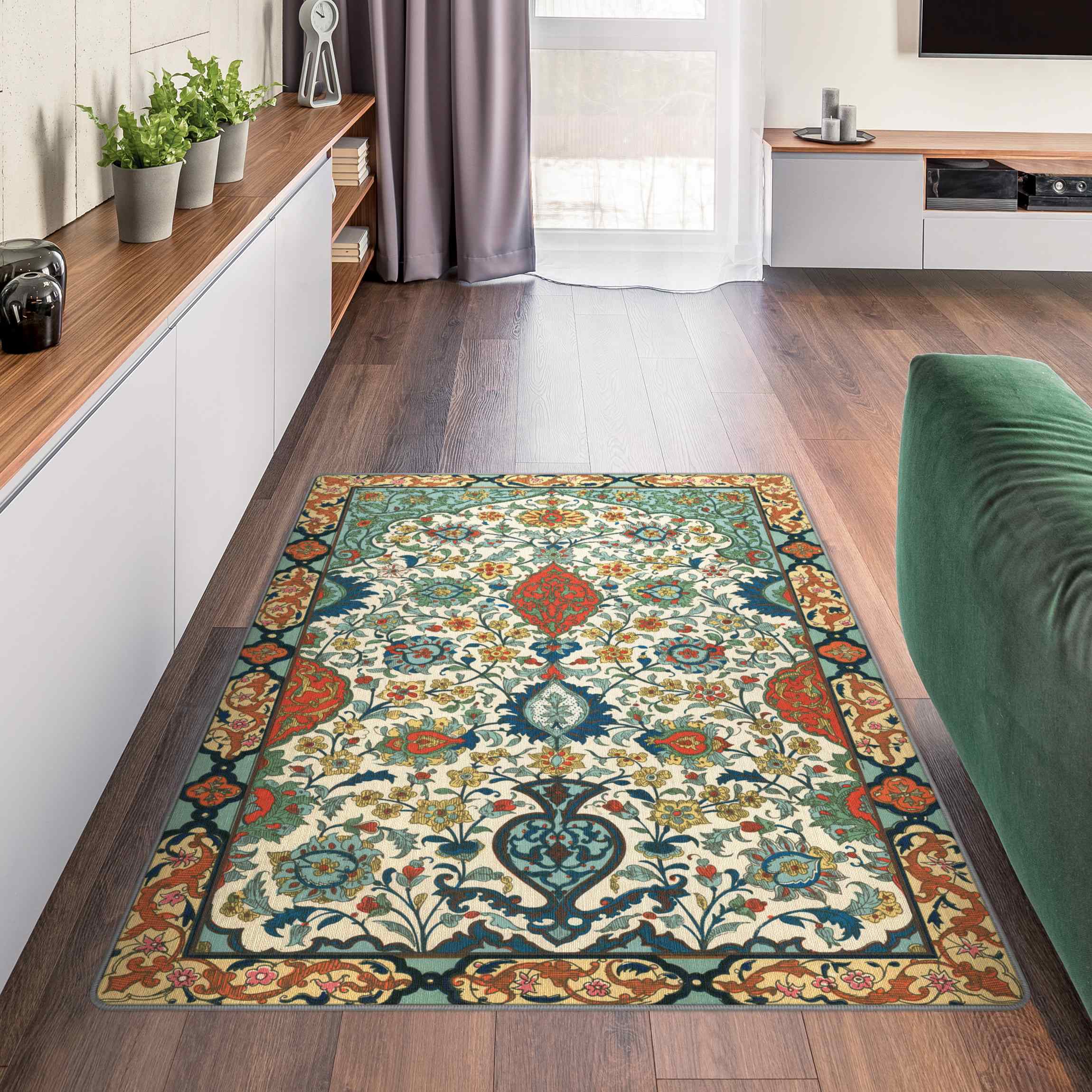 Teppich Floraler Teppich