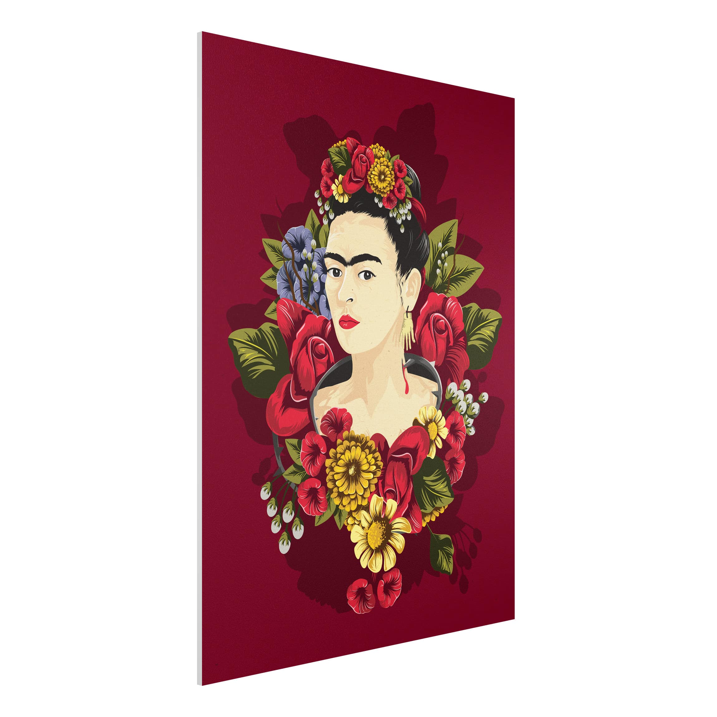 Forexbild - Hochformat Frida Kahlo - Rosen