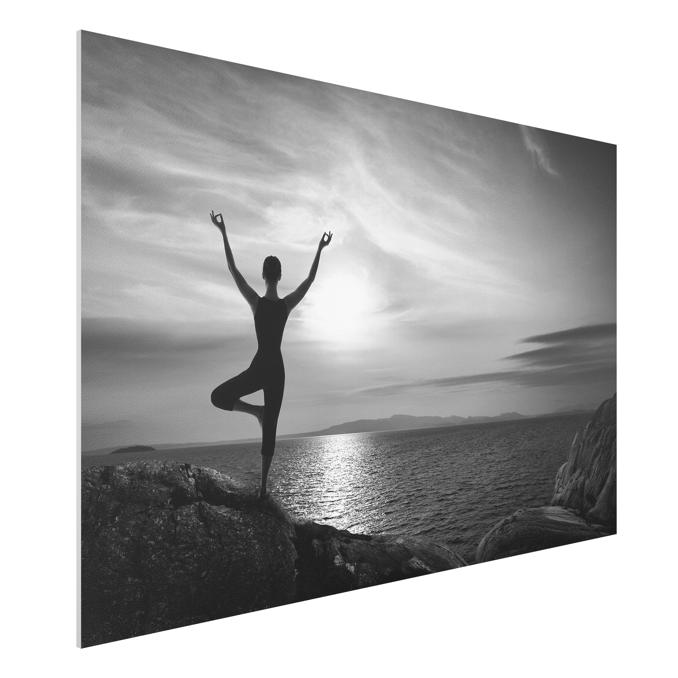 Forexbild Yoga schwarz weiss
