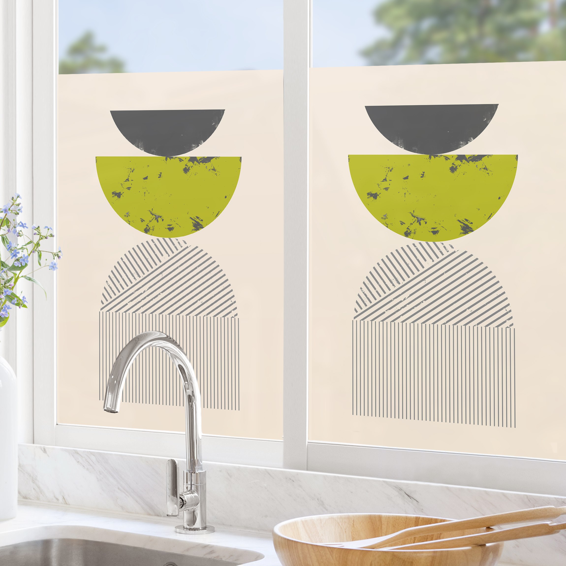 Fensterfolie Formen I