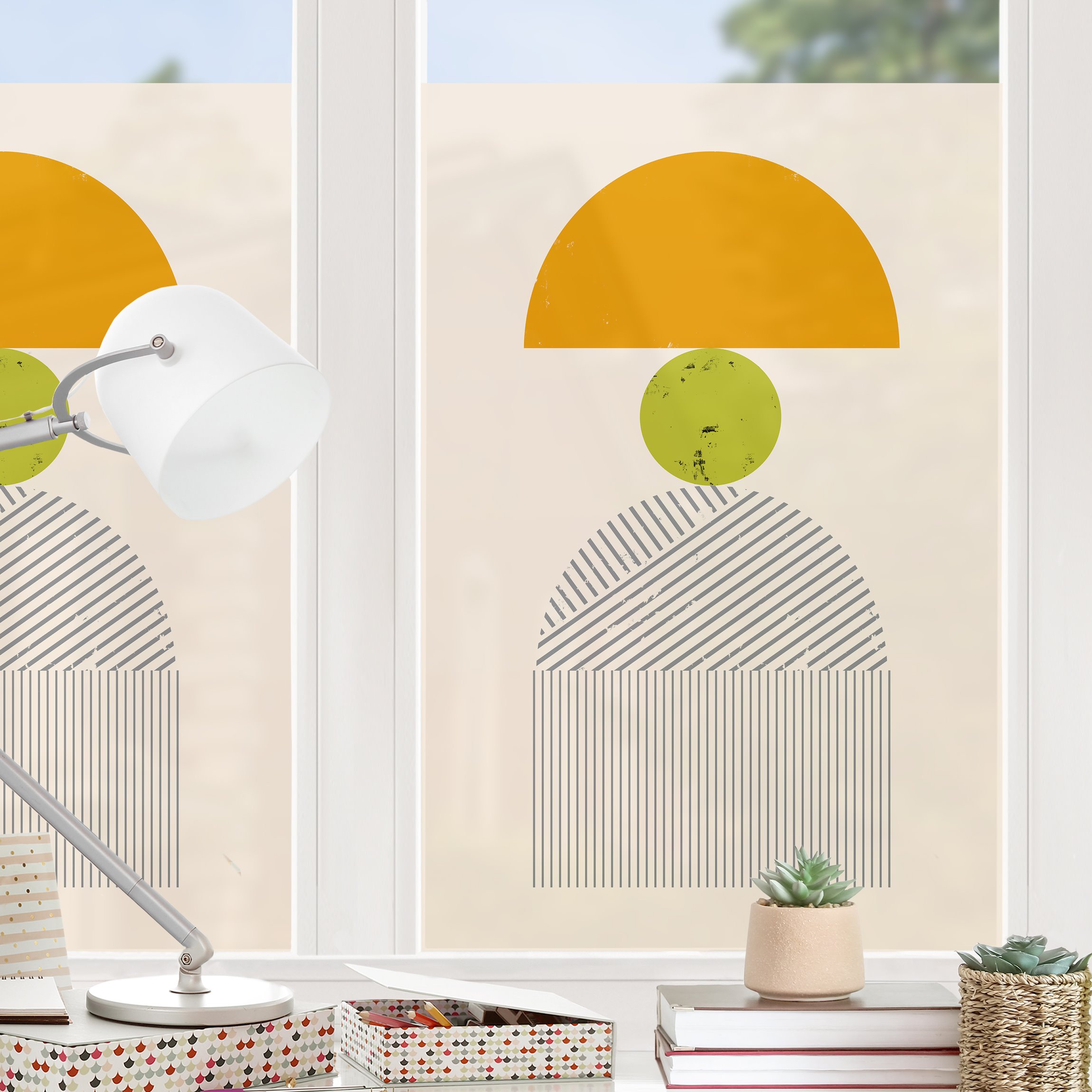 Fensterfolie Formen III