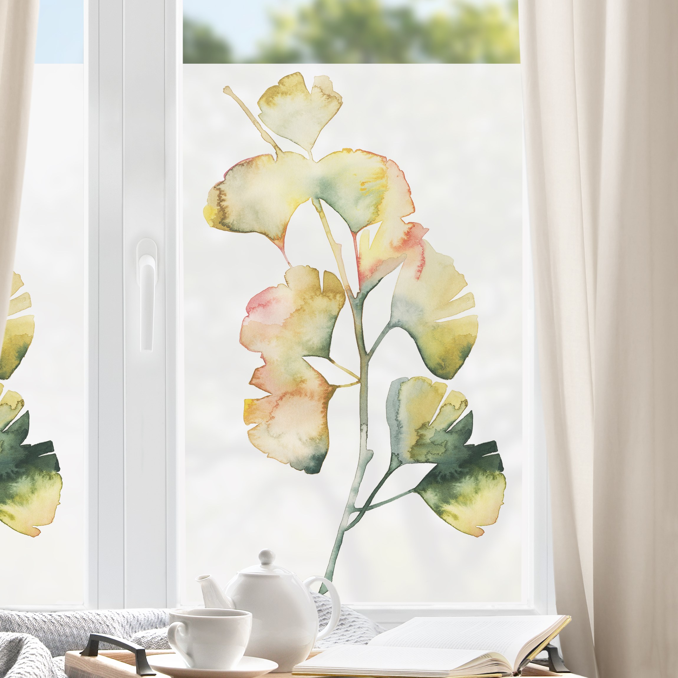 Fensterfolie Frauenhaarfarn I