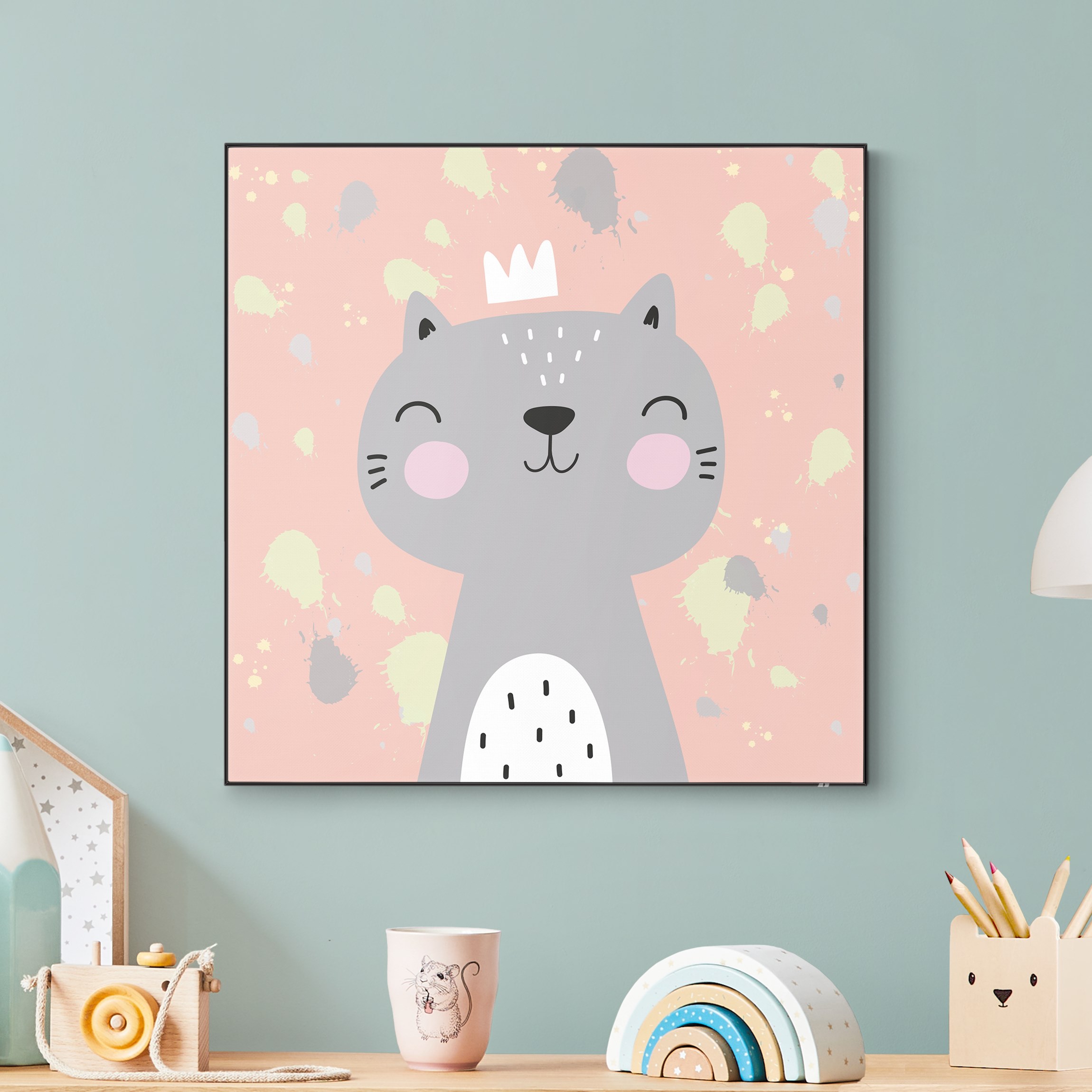 Wechselbild Freche Katze