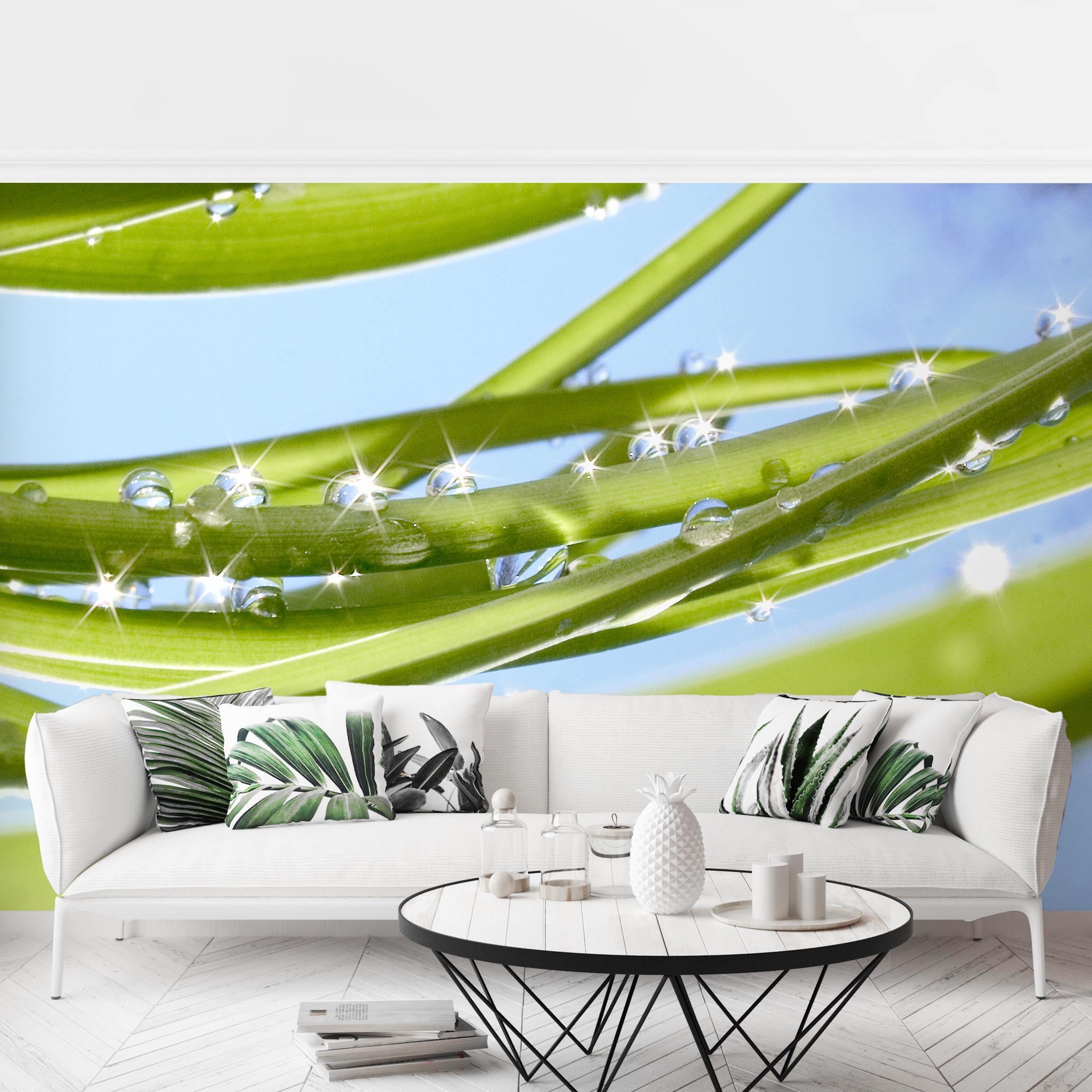 Fototapete Blumen Fresh Green