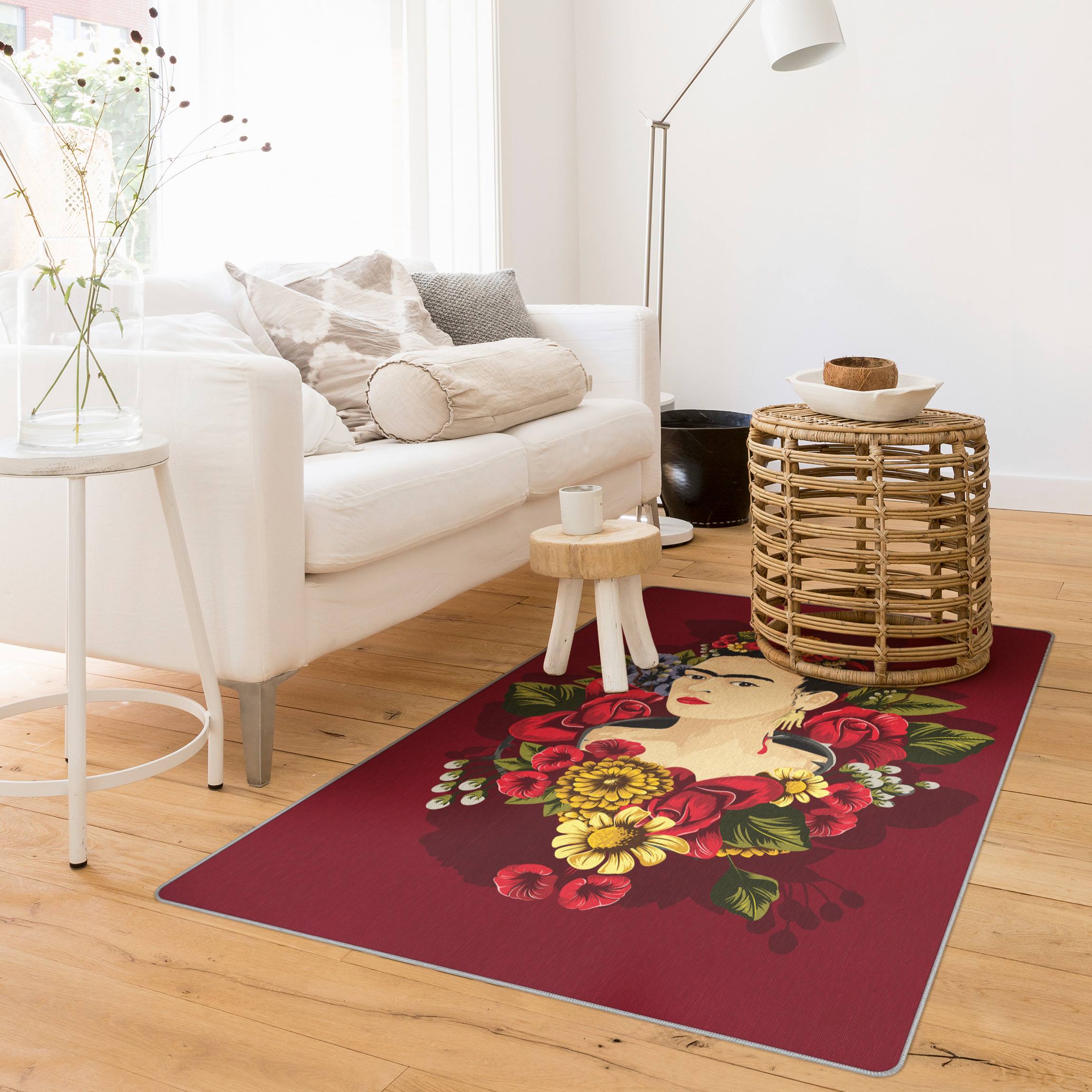 Teppich Frida Kahlo - Rosen