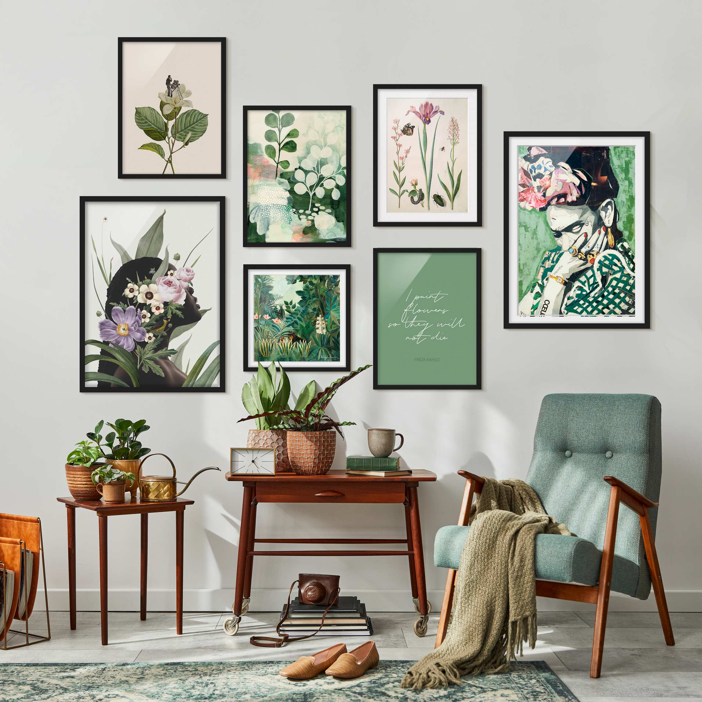 Bilderwände Fridas Garten