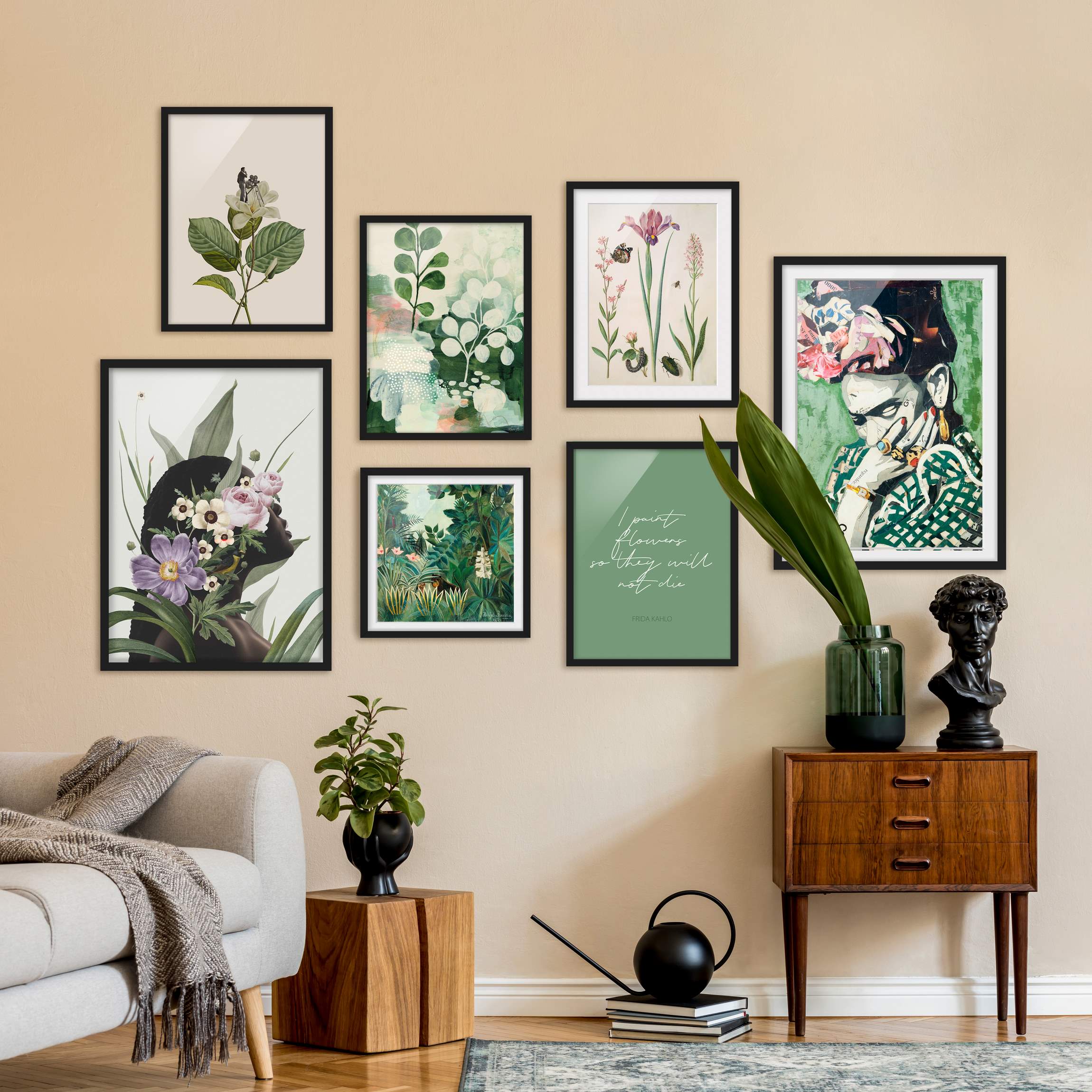 Bilderwände Fridas Garten