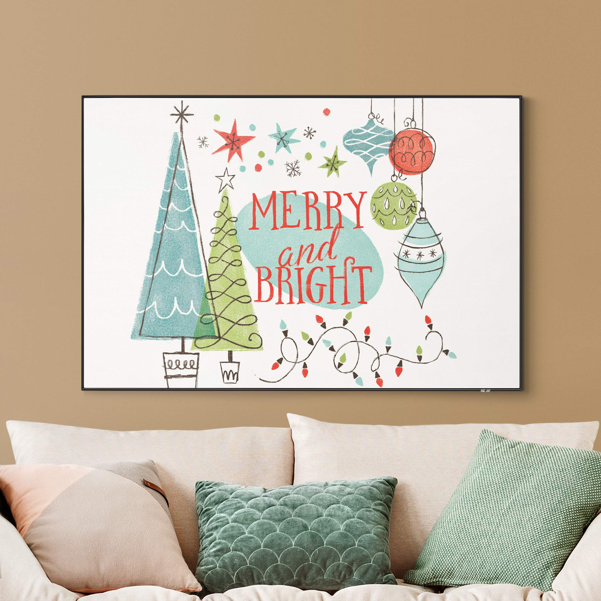 Wechselbild Frohe und strahlende Weihnachten