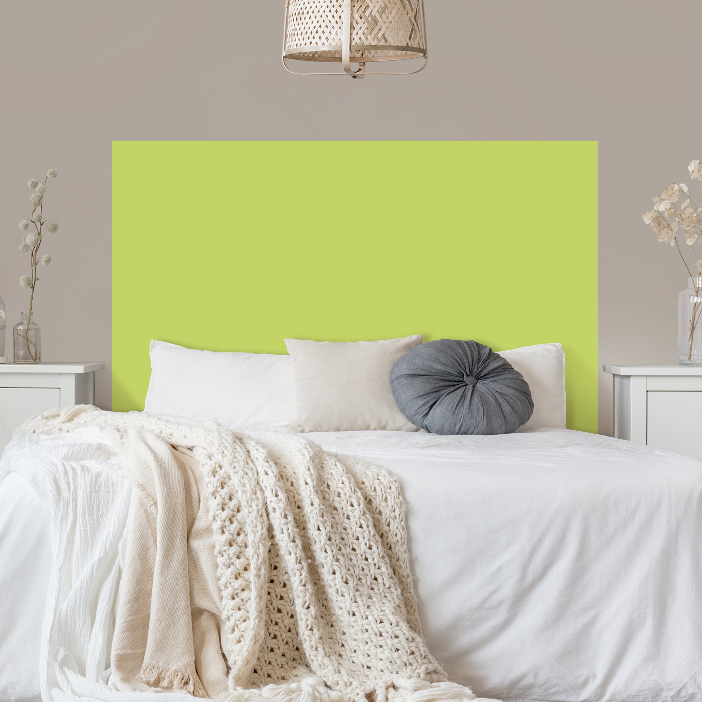 Kopfteil Bett Frühlingsgrün