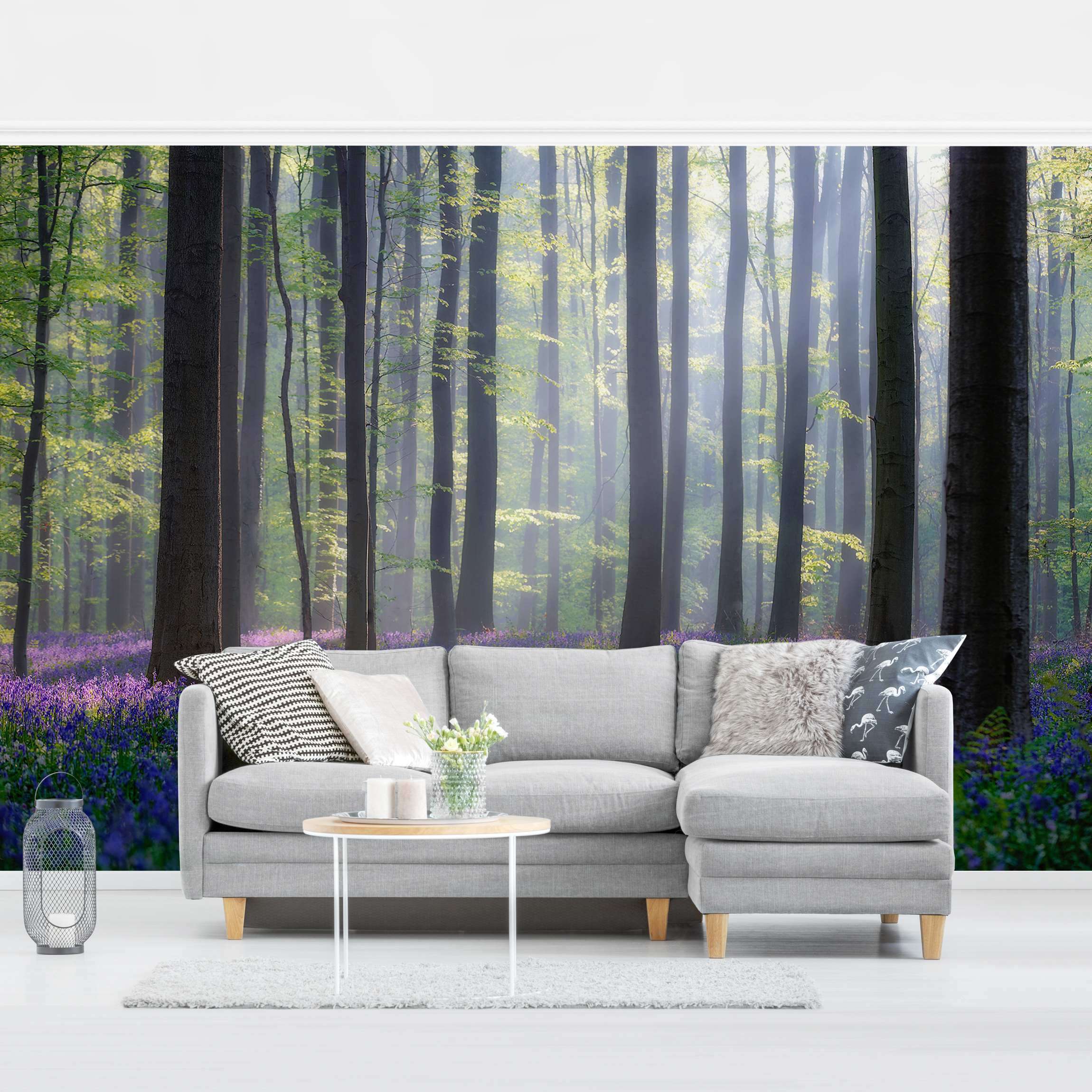 Fototapete Frühlingstag im Wald