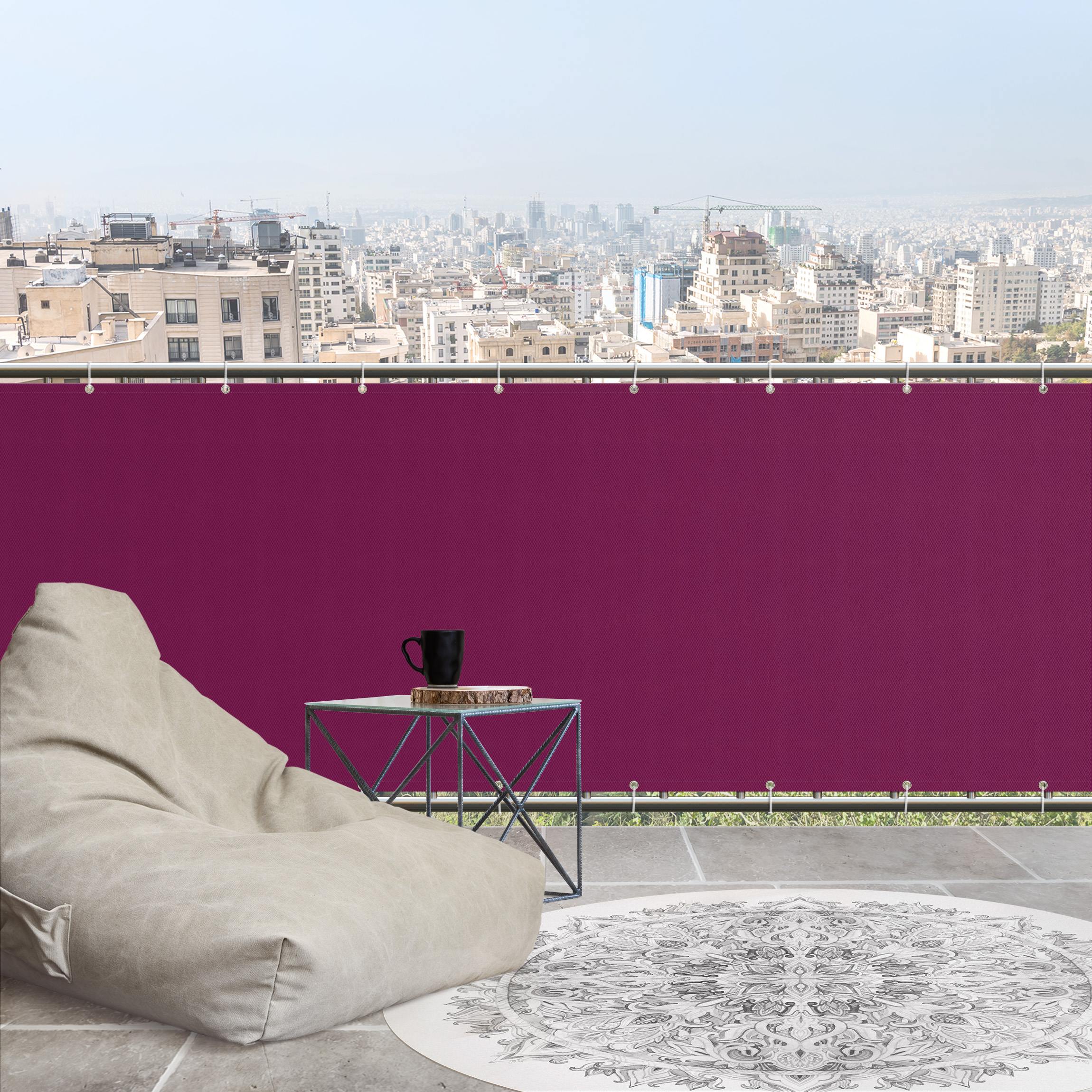 Balkon Sichtschutz Fuchsia