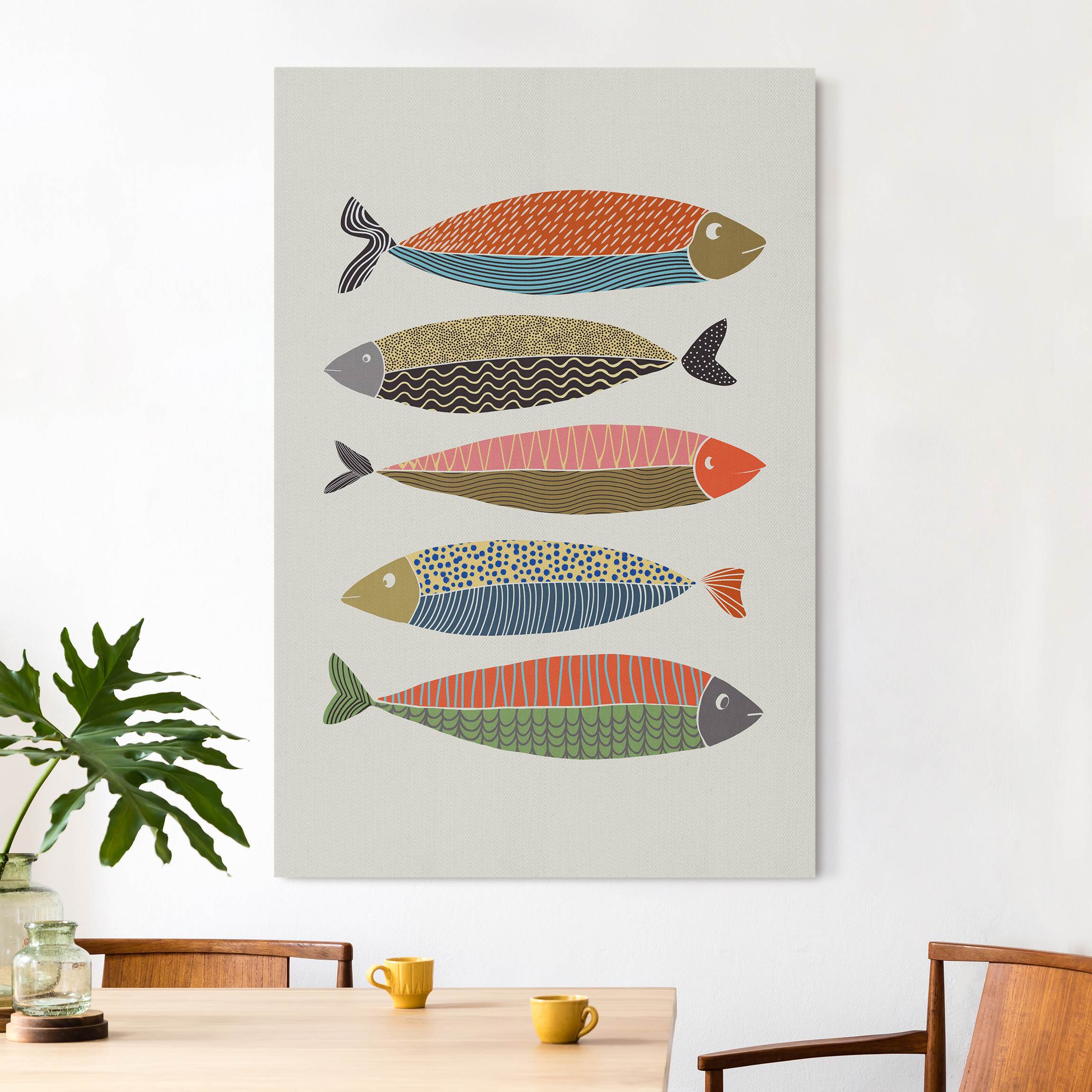 Akustikbild Fünf bunte Fische