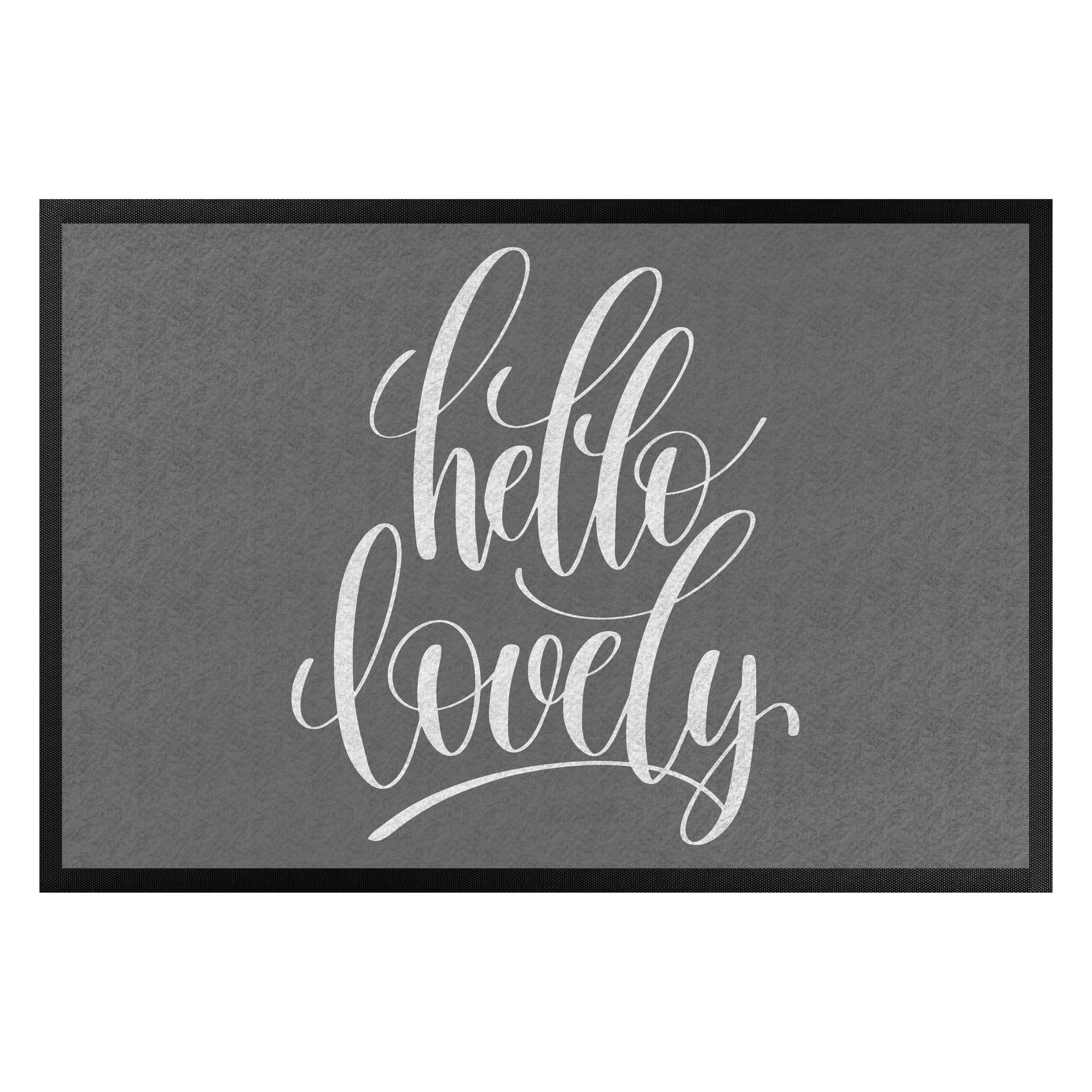 Fußmatte Hello lovely