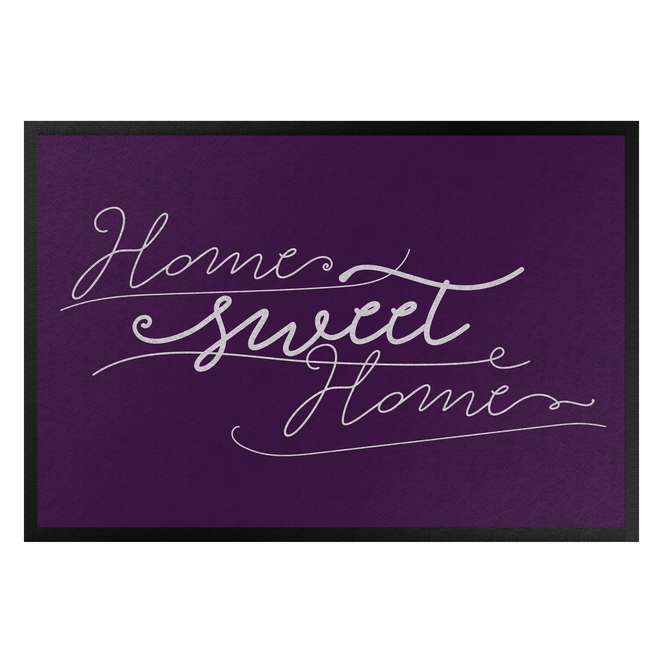 Fußmatte Home sweet home Kursiv