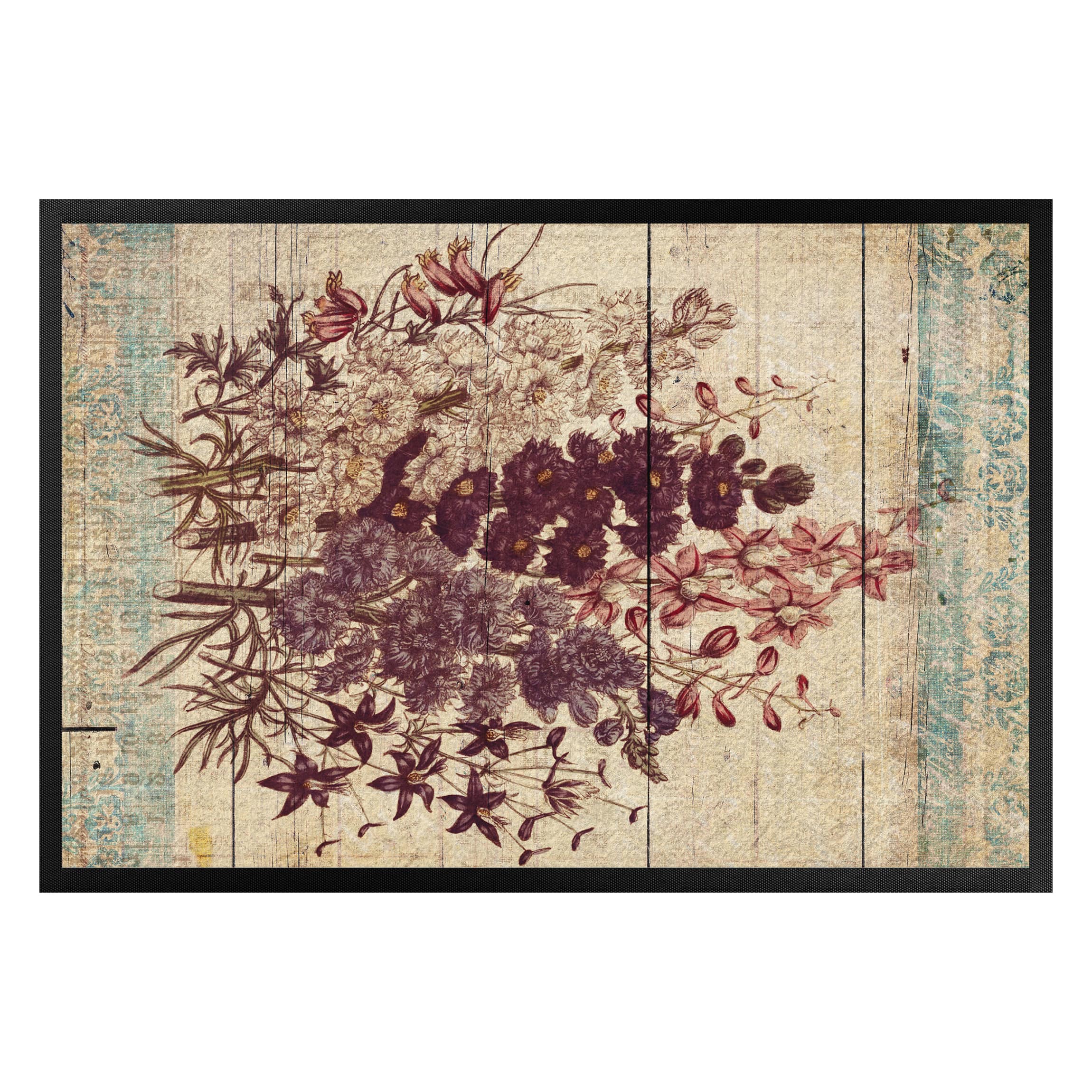 Fußmatte Vintage Blüten II