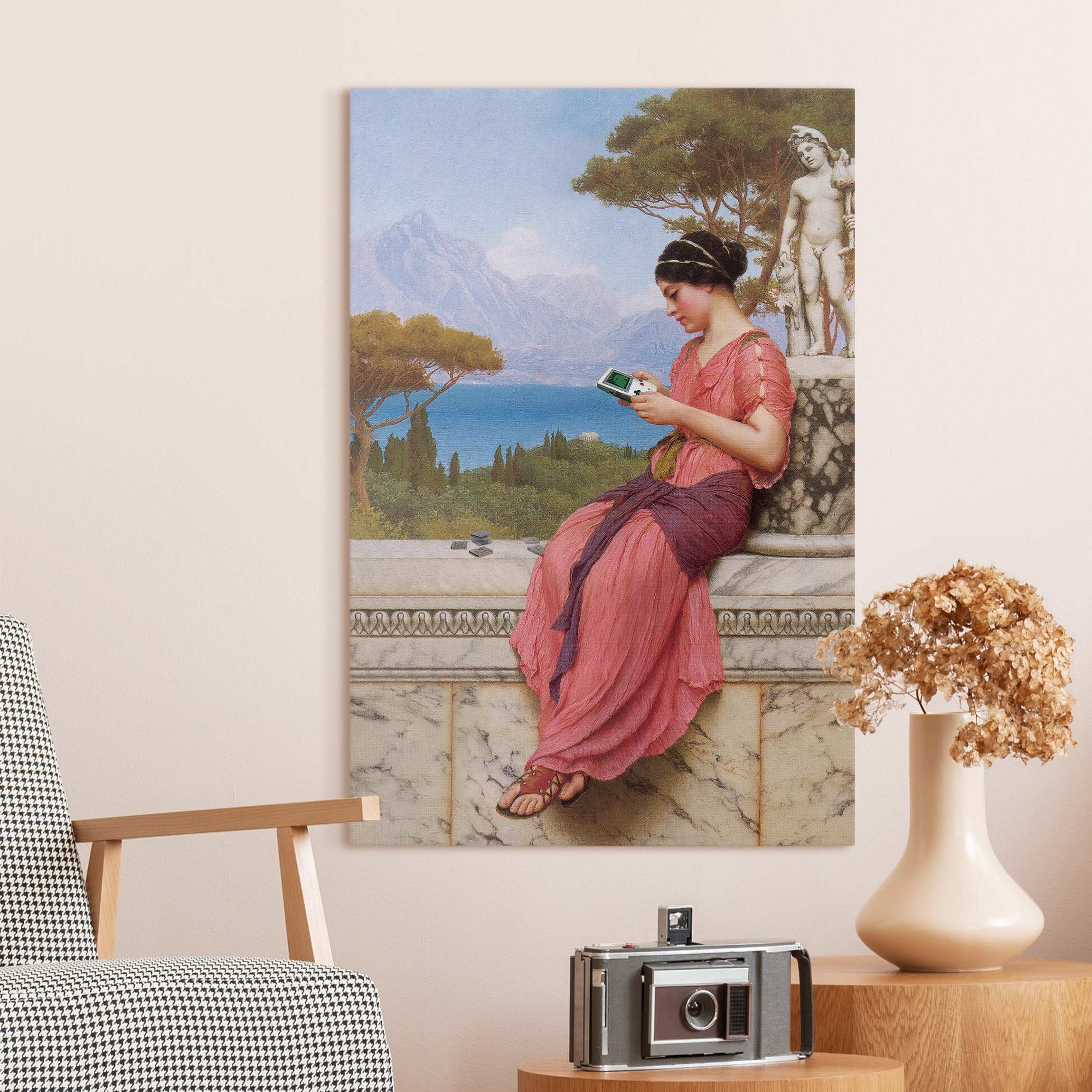 Leinwandbild Game-Boy-Liebe