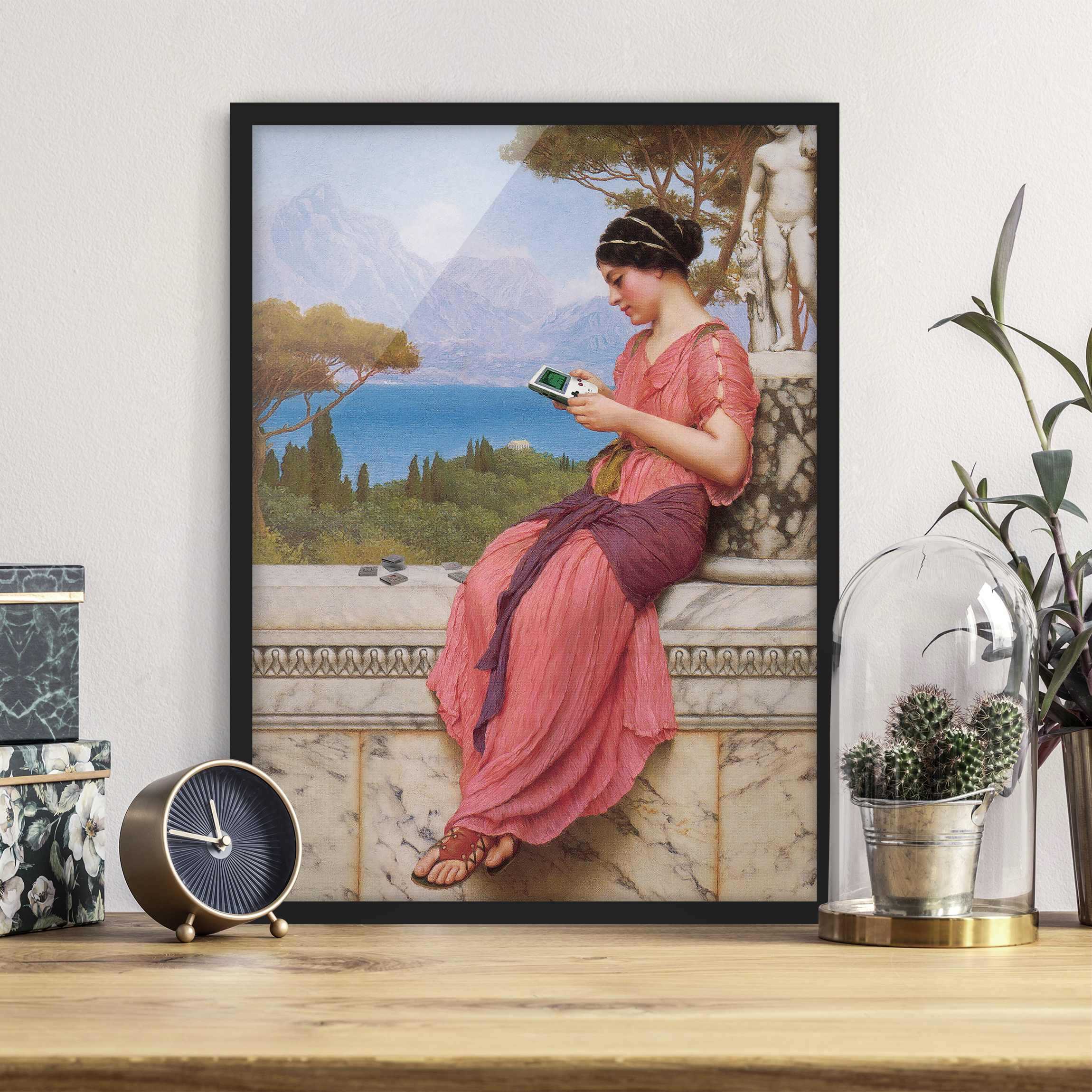 Bild mit Rahmen Game-Boy-Liebe