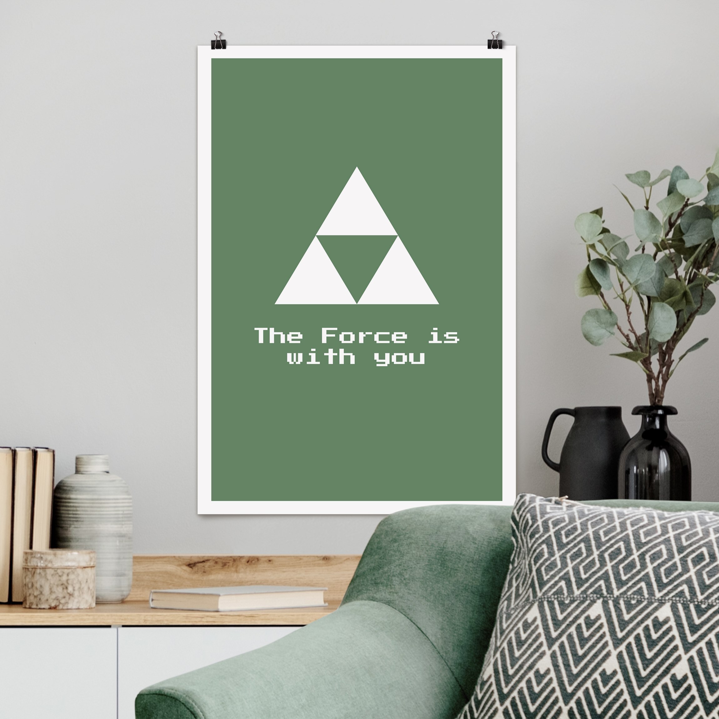 Poster Gaming Symbol The Force is with You