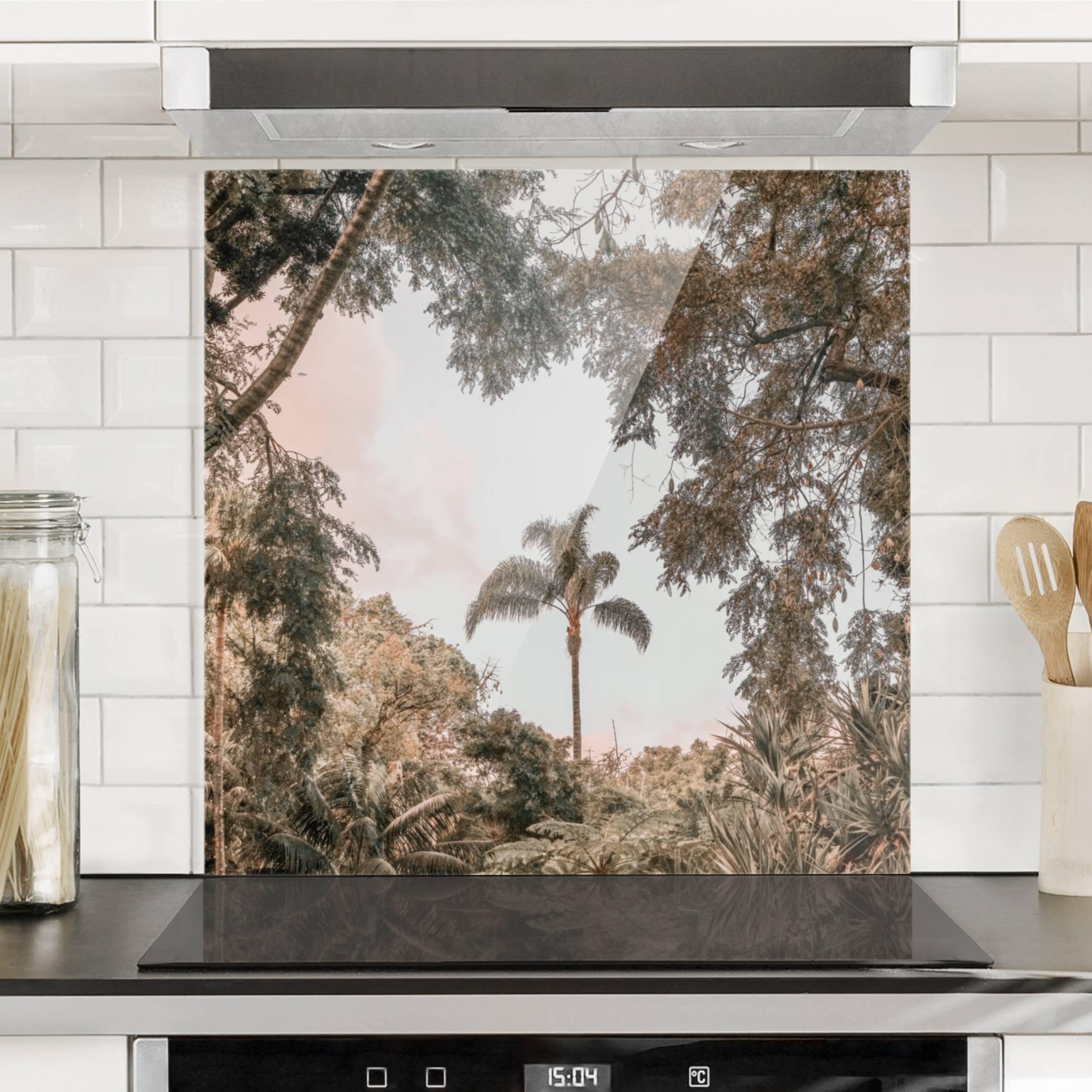 Glas Spritzschutz Garten auf Madeira