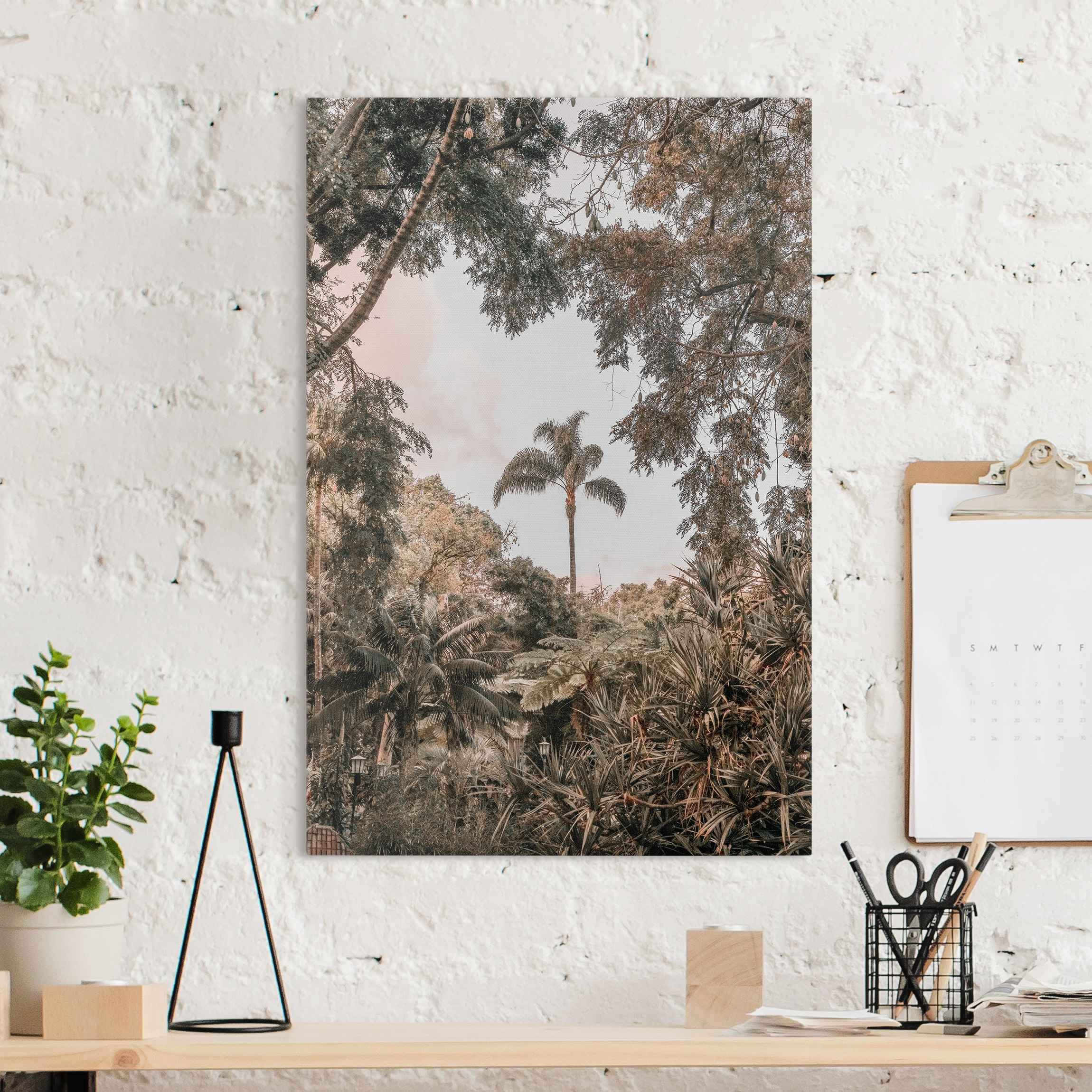 Leinwandbild Garten auf Madeira