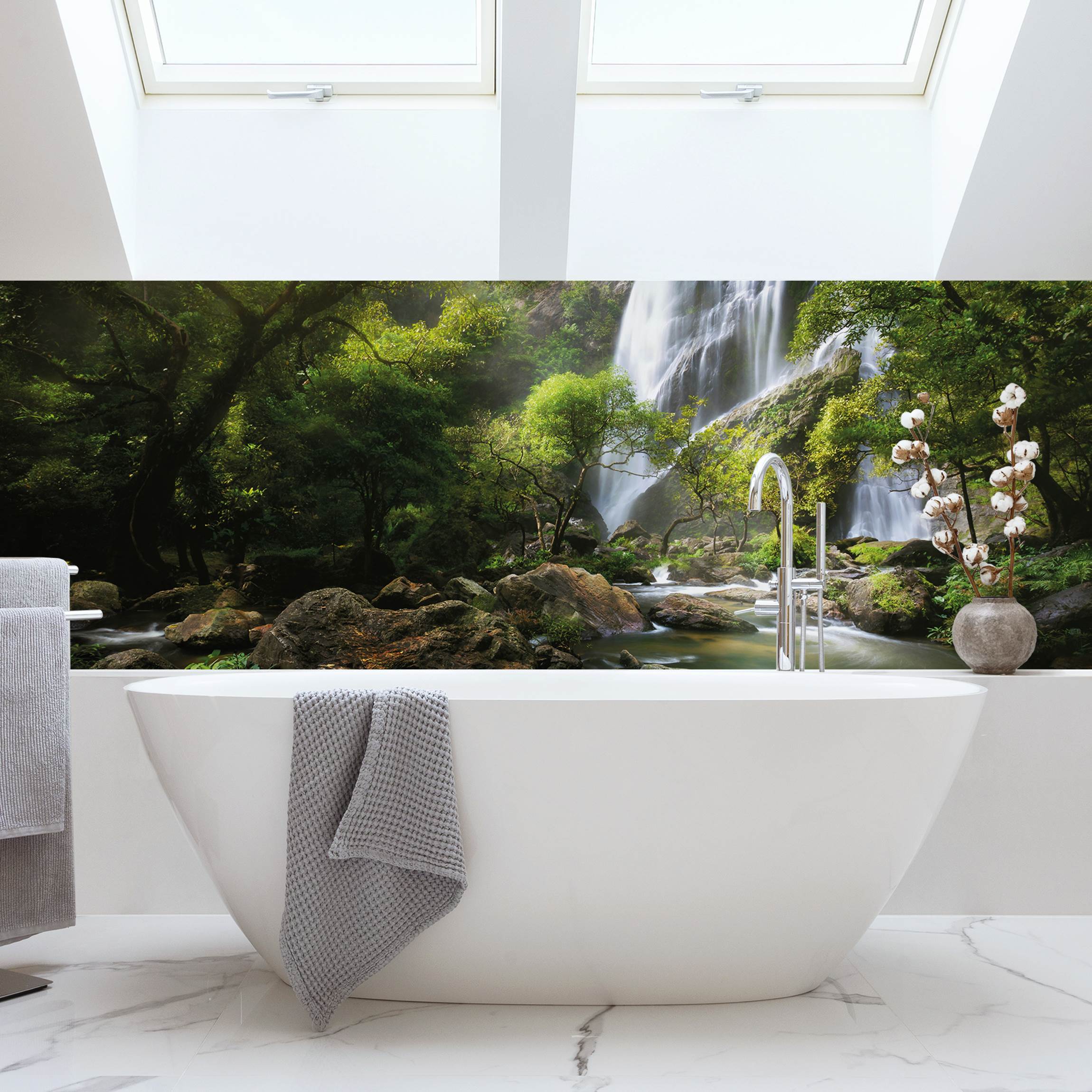 Wandverkleidung Bad Gebirgsbach