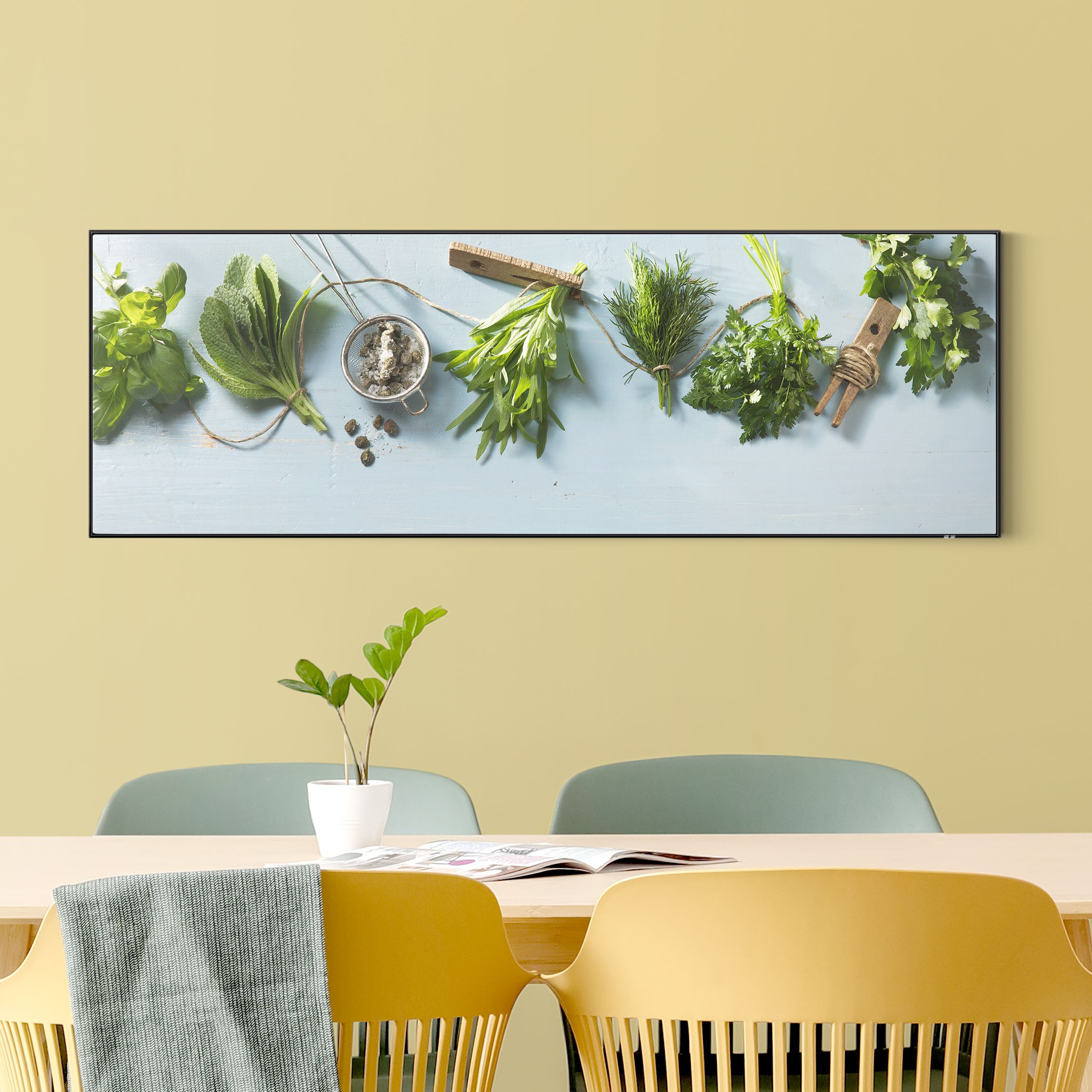 Wechselbild Gebündelte Kräuter