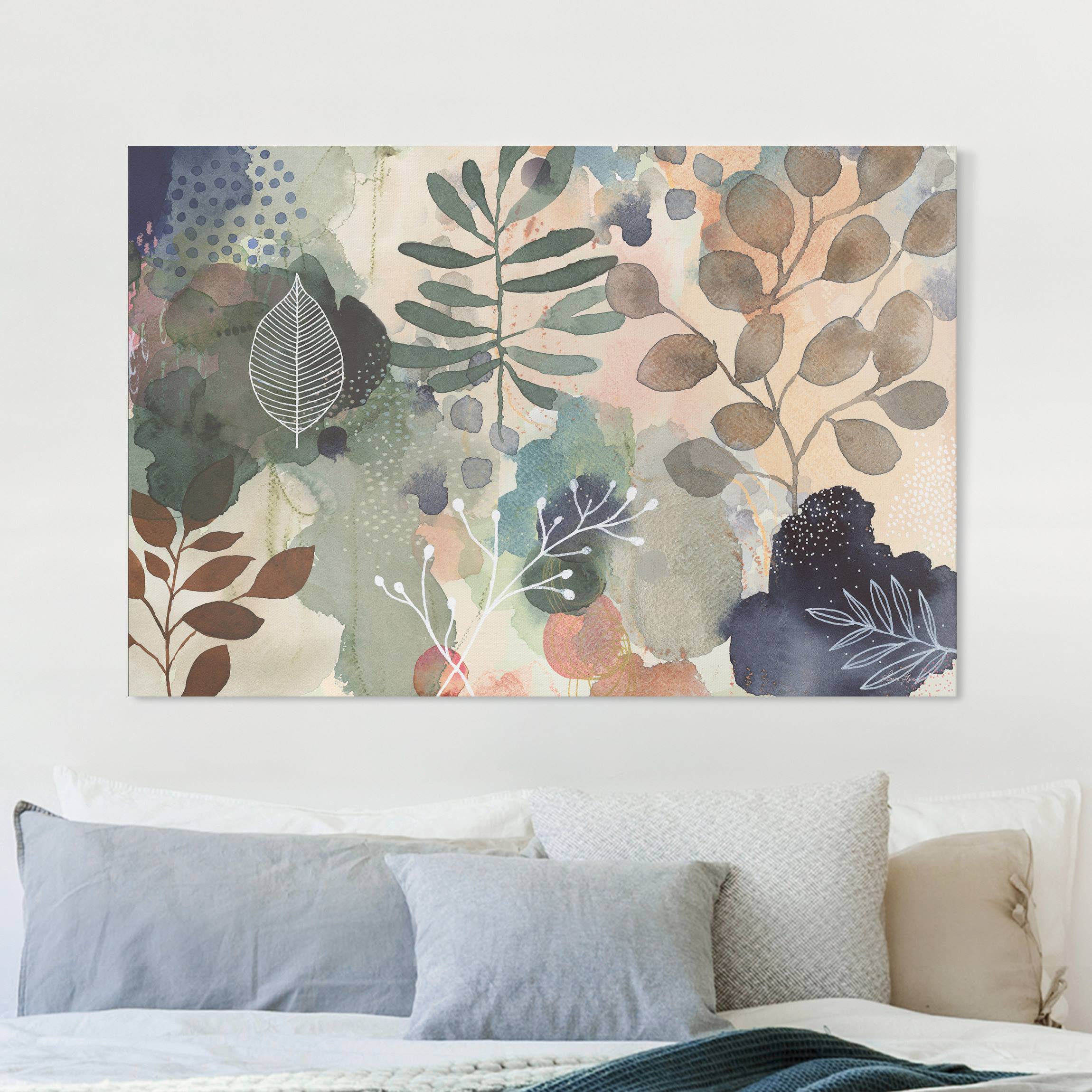 Leinwandbild Gedeihen und fließen