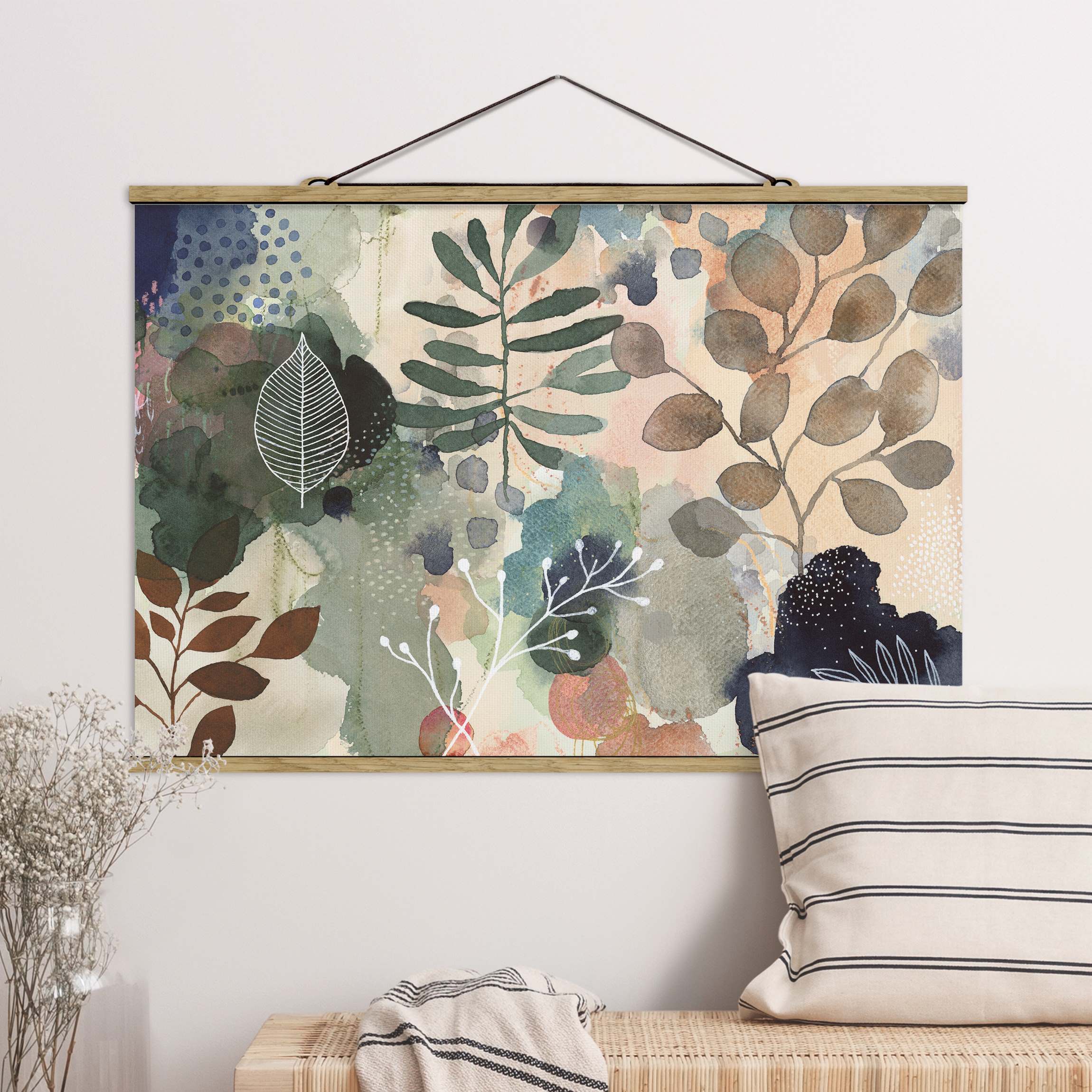 Stoffbild Gedeihen und fließen