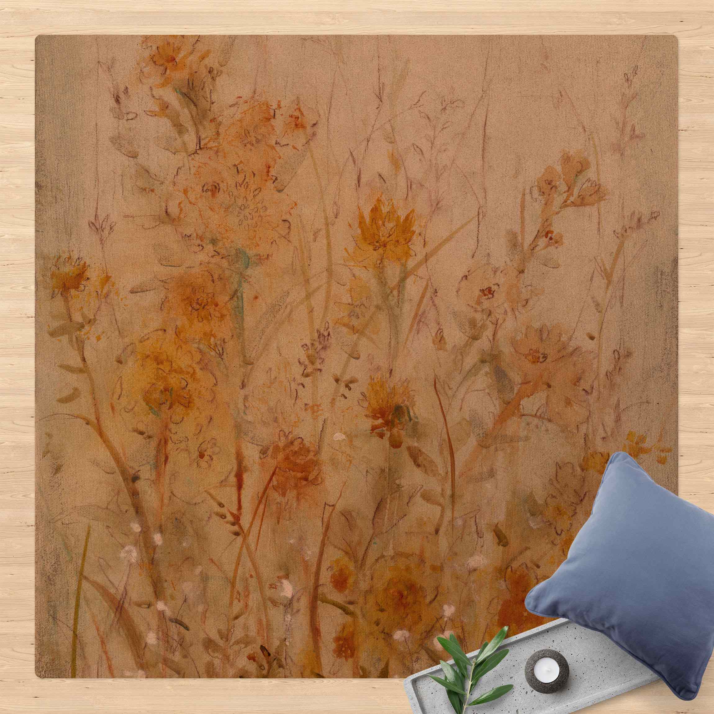 Kork-Teppich Gelbe Wilde Blumenwiese