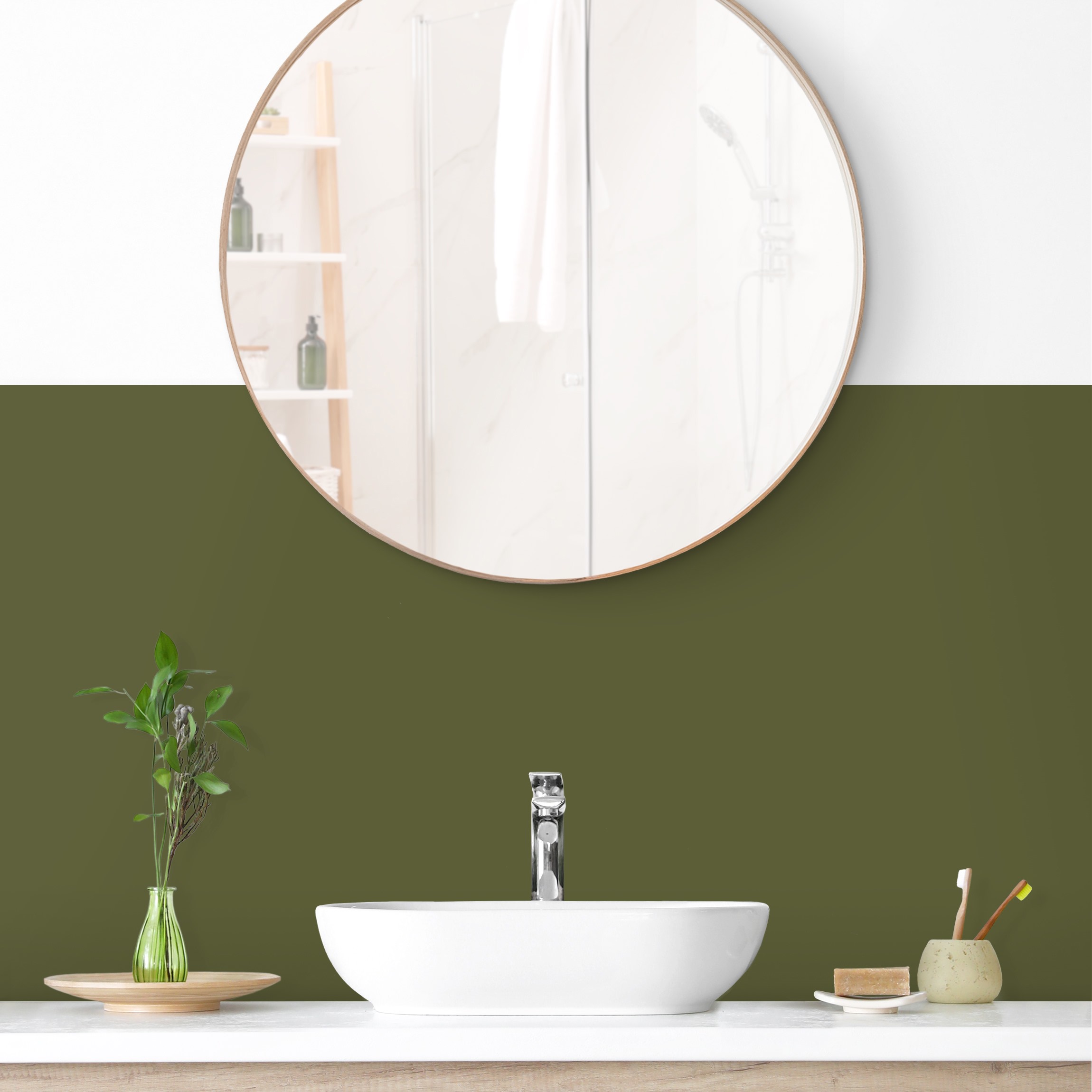 Wandverkleidung Bad Gentle lime