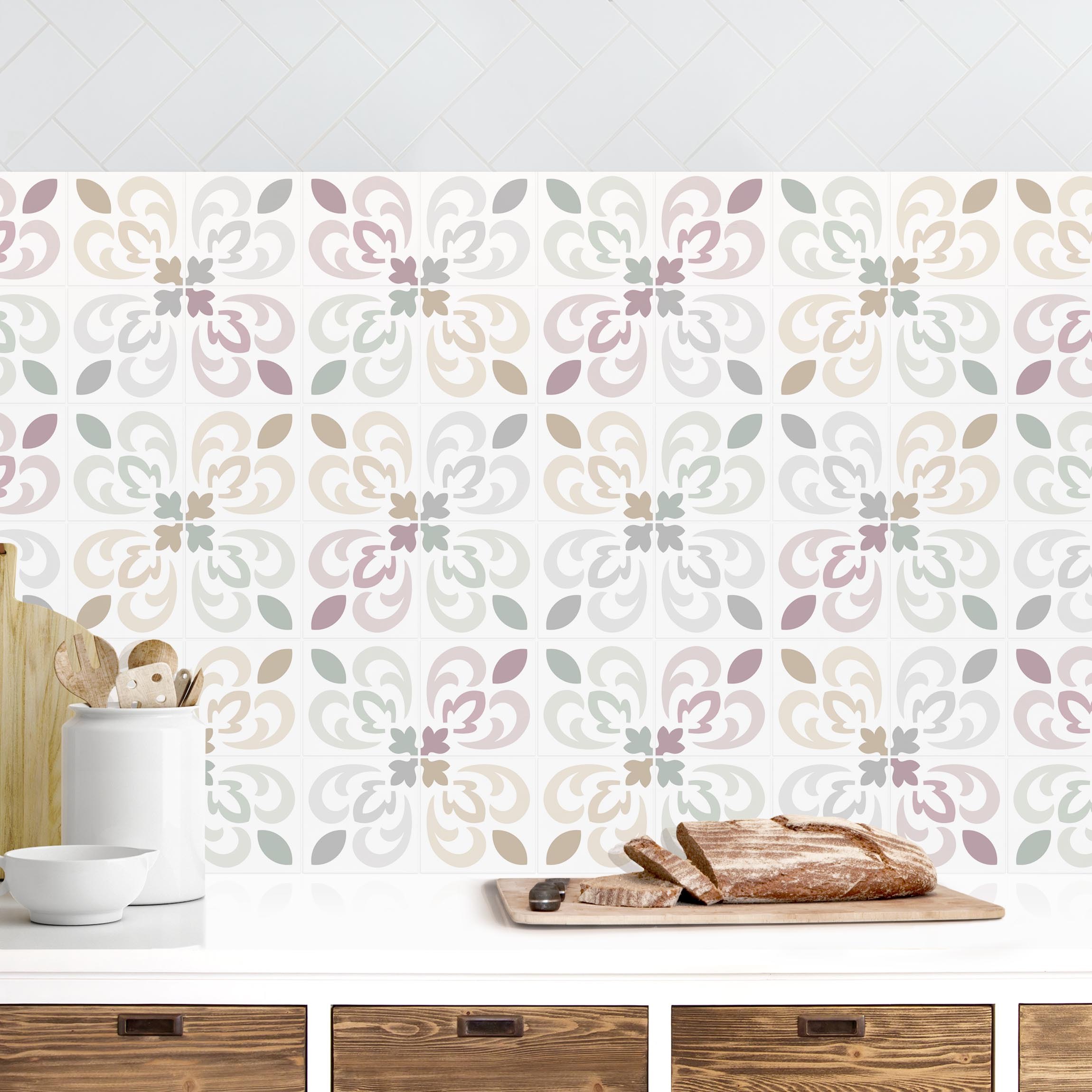 Küchenrückwand Geometrische Fliesen - Padua