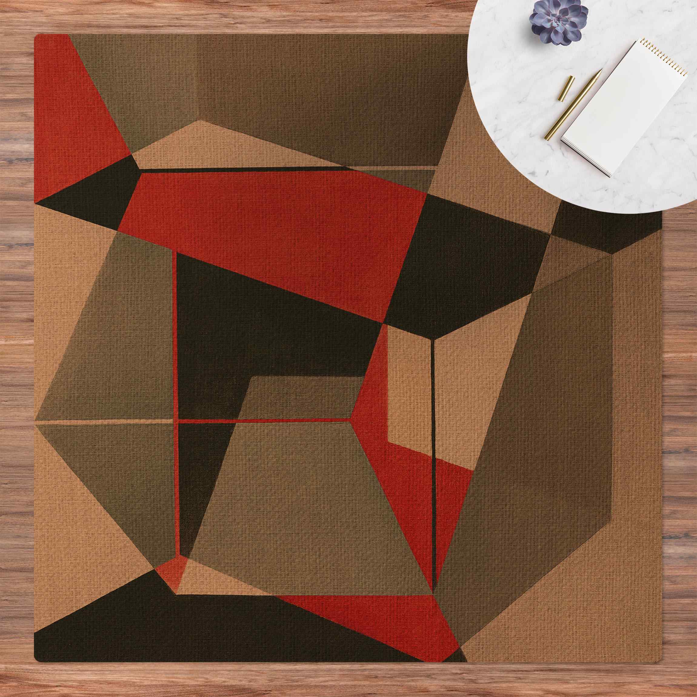 Kork-Teppich Geometrischer Fuchs