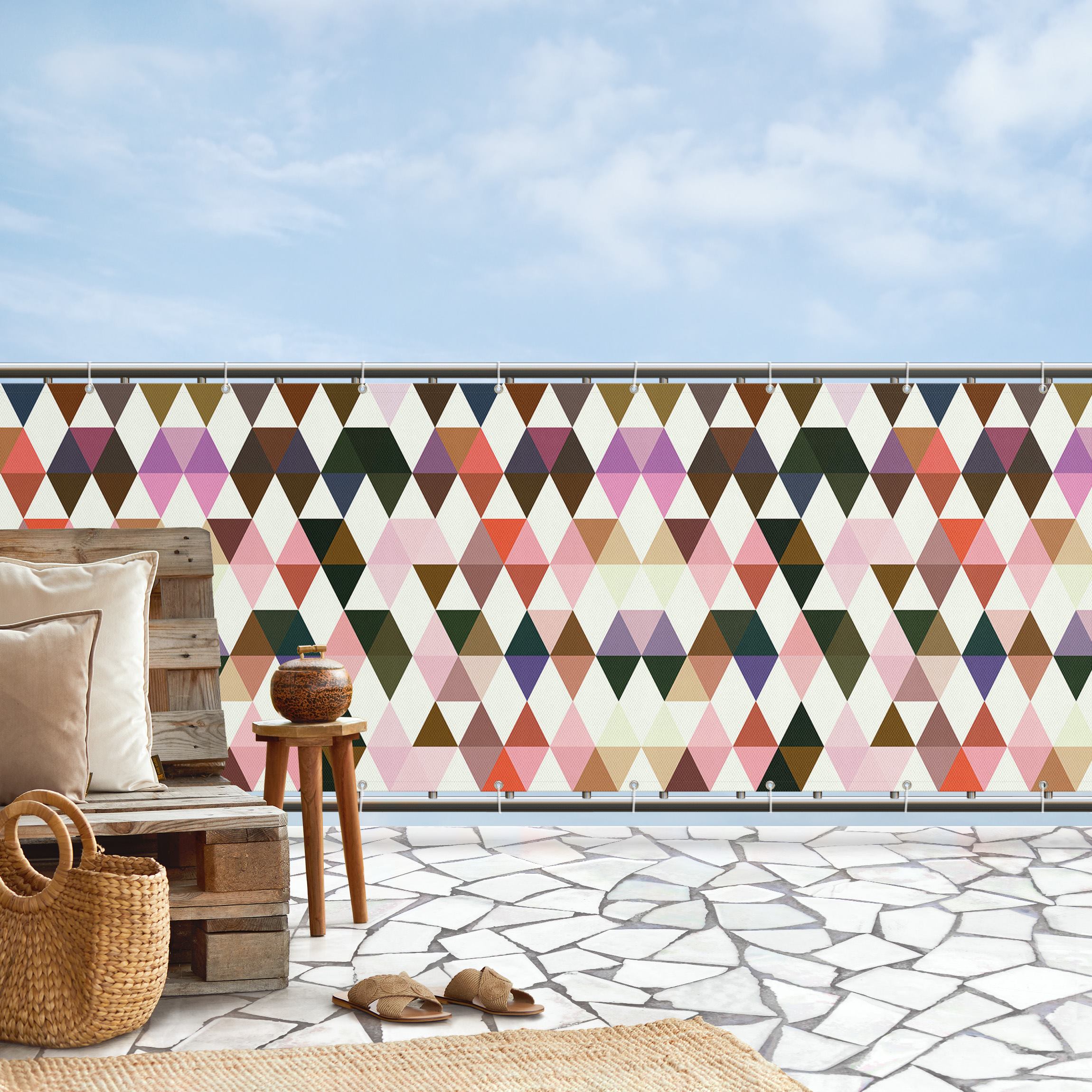 Balkon Sichtschutz Geschicklichkeitsspiele Der Karo Indianer