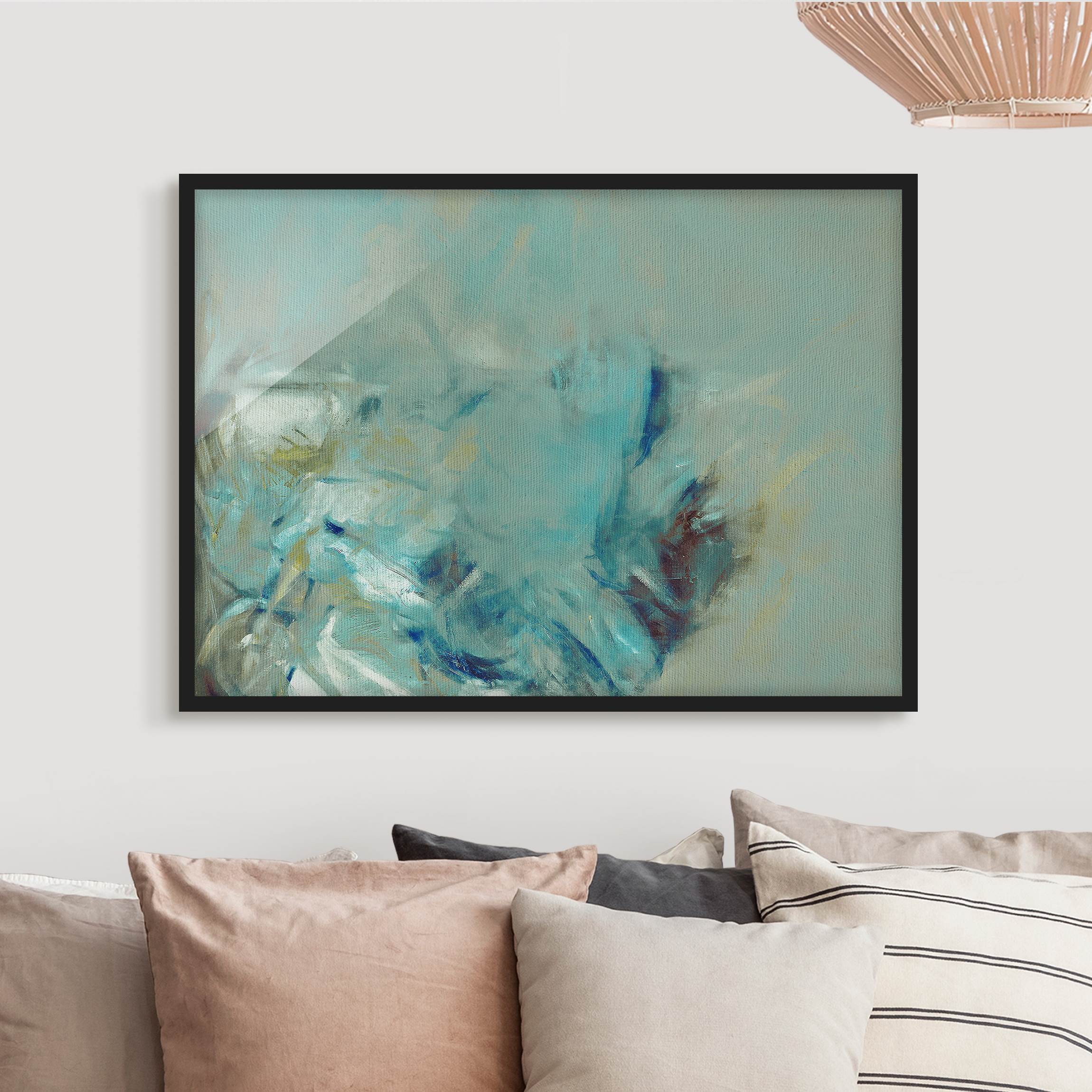 Bild mit Rahmen Getarntes Motorrad