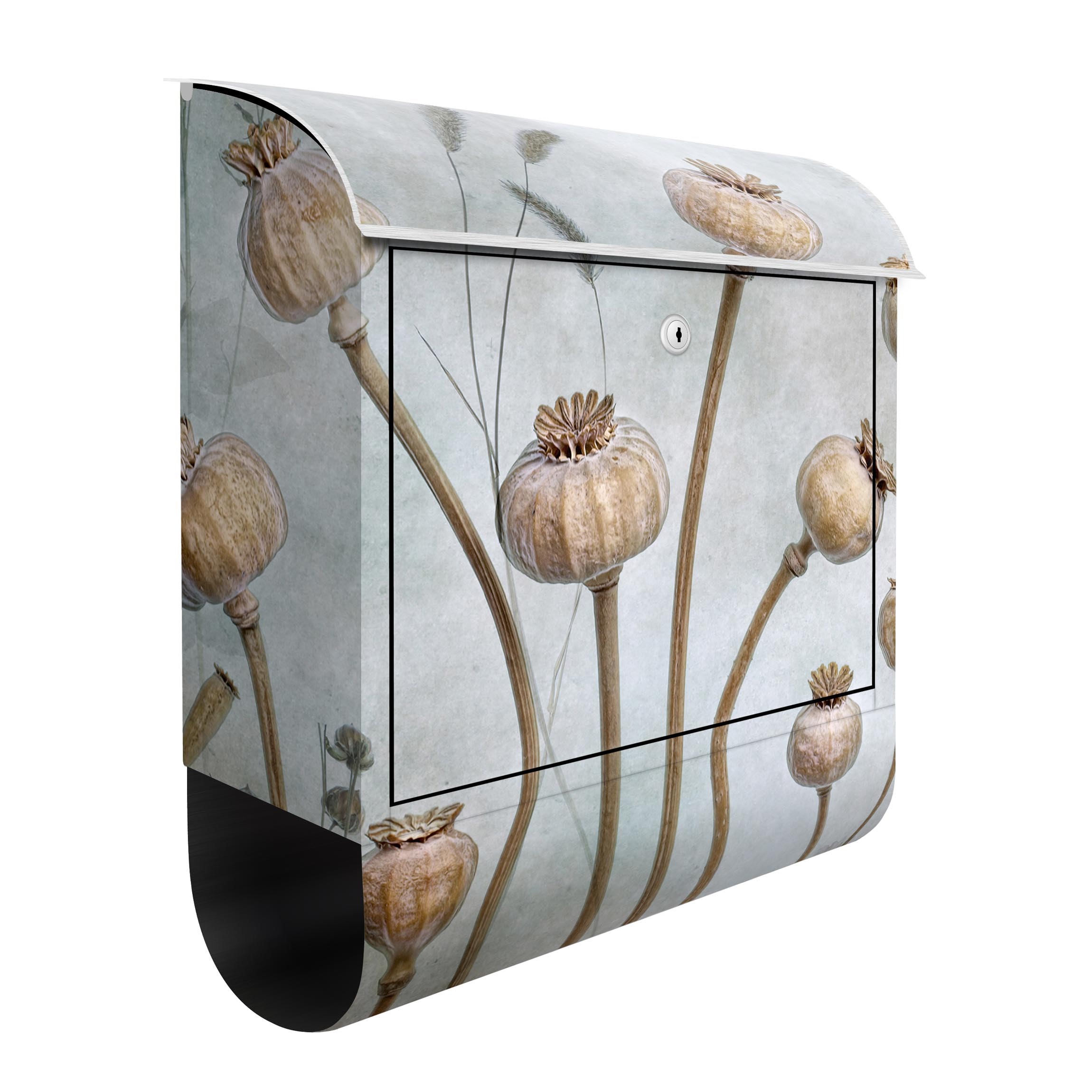 Briefkasten Getrockneter Mohn