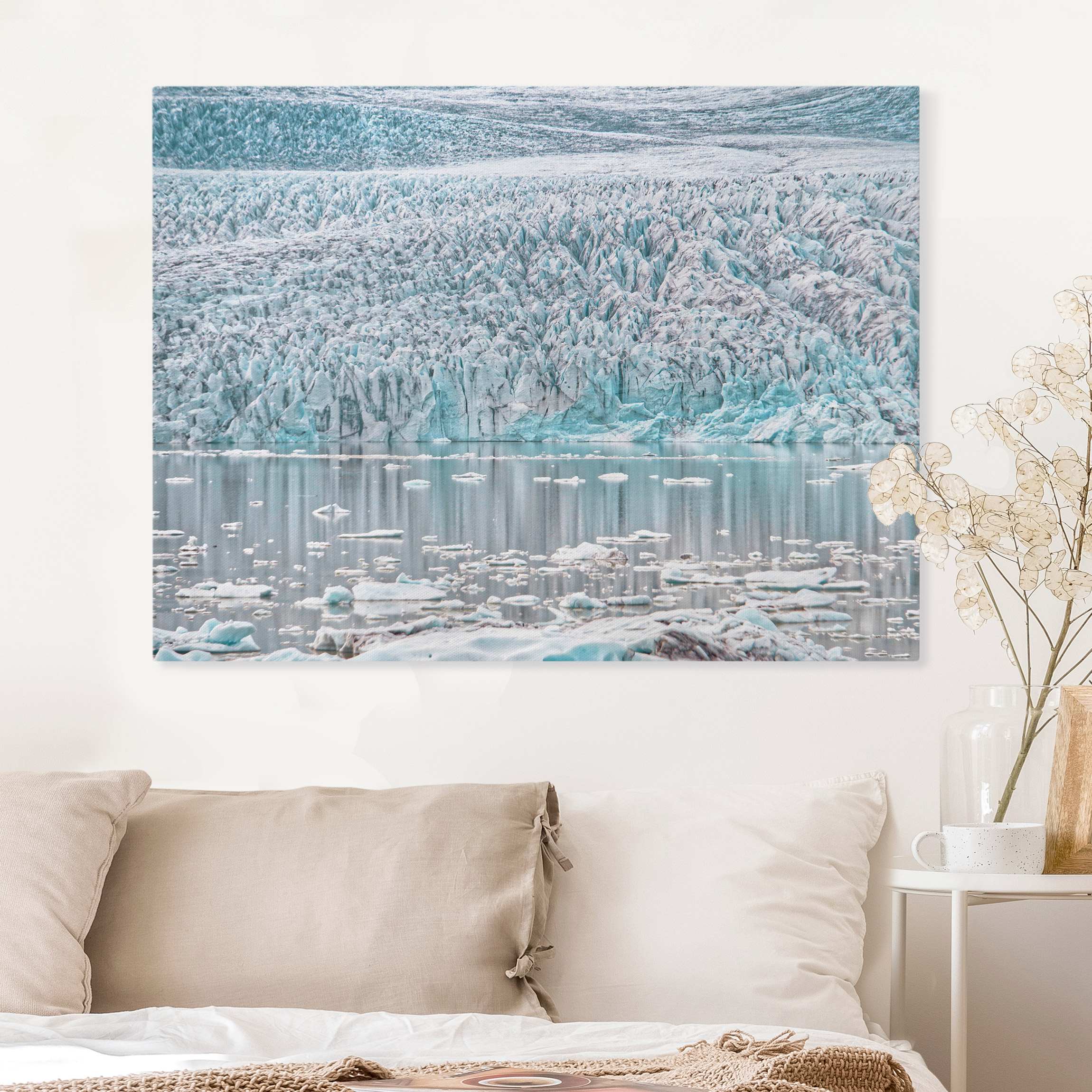 Leinwandbild Gletscher auf Island