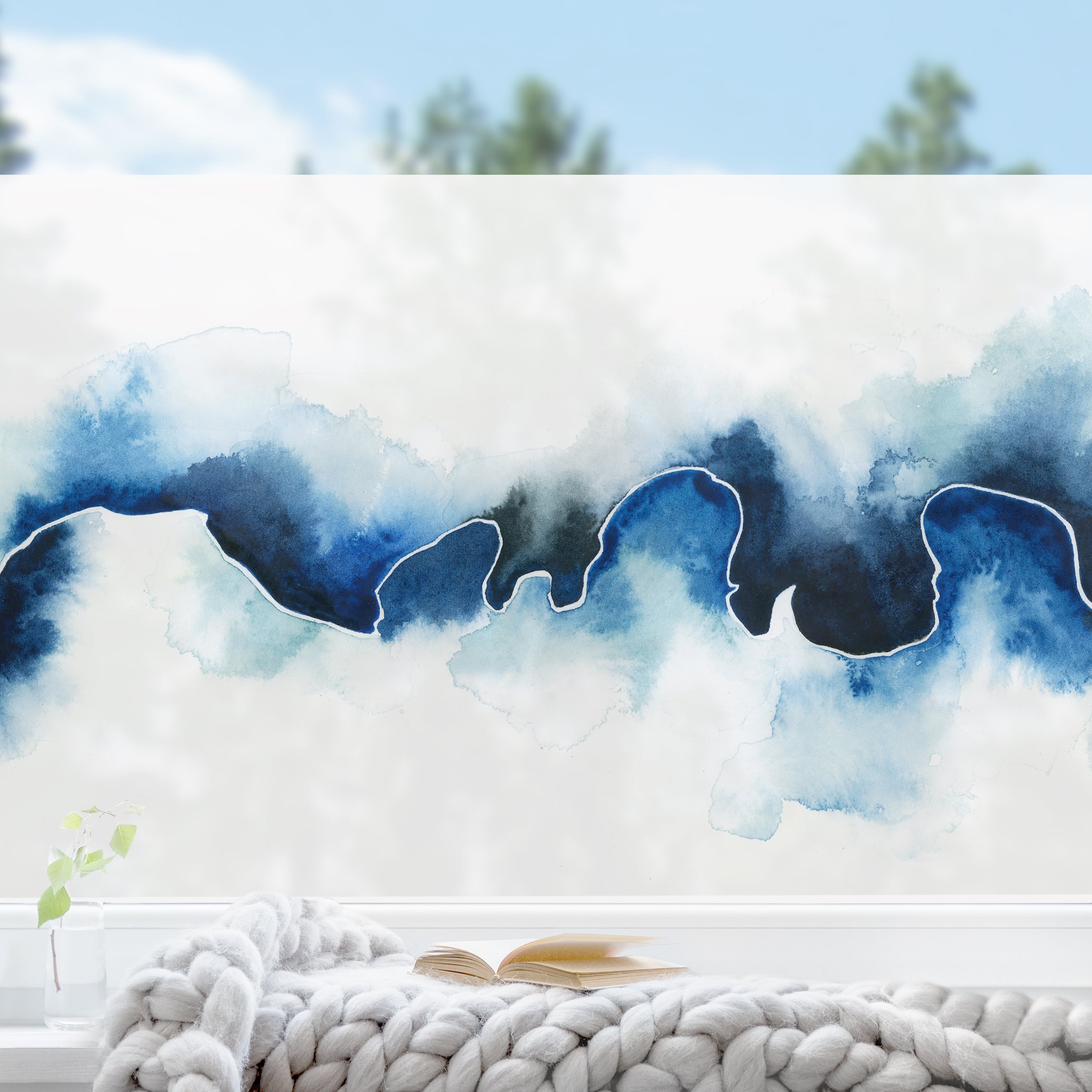 Fensterfolie Gletscherbruch