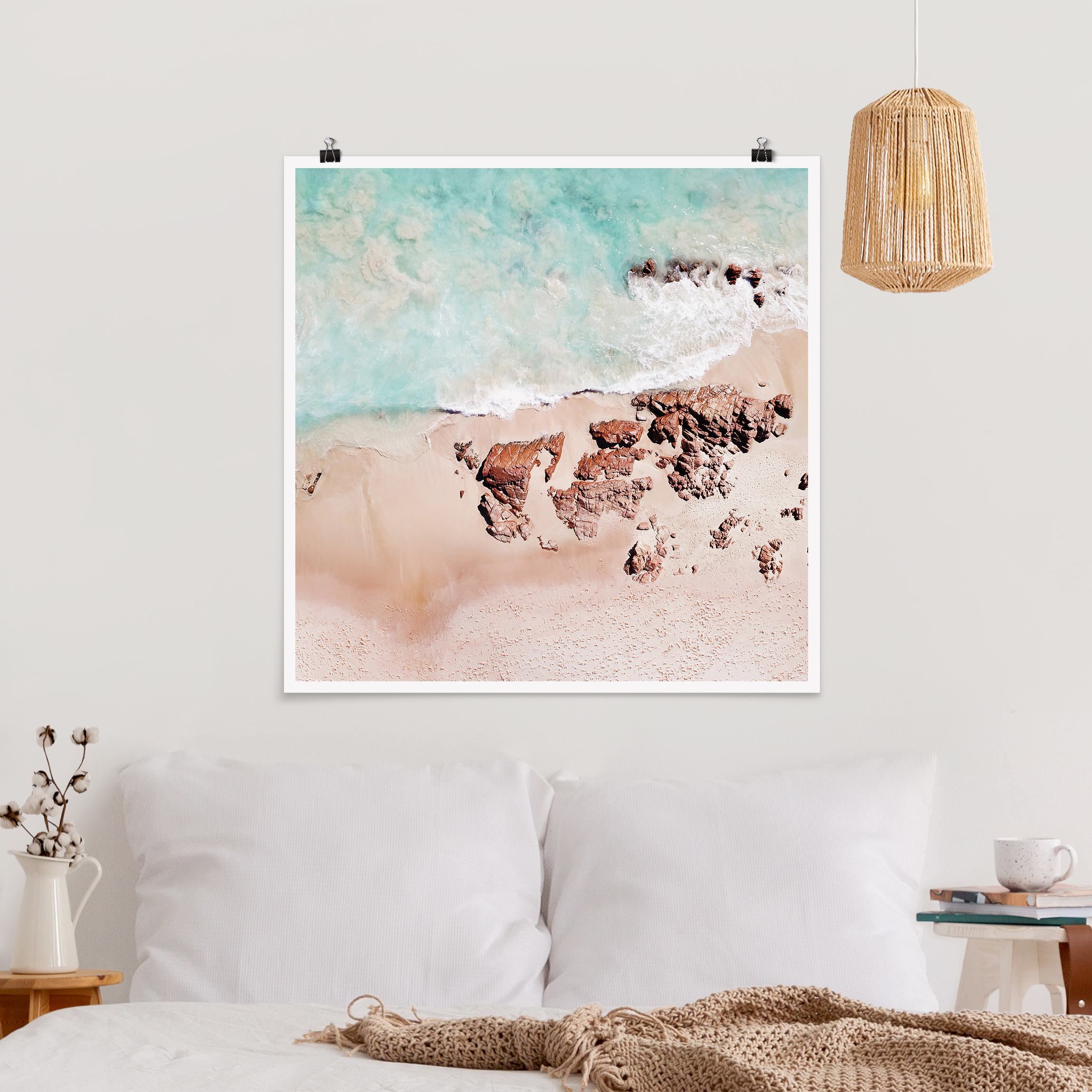 Poster Golden Rose Beach